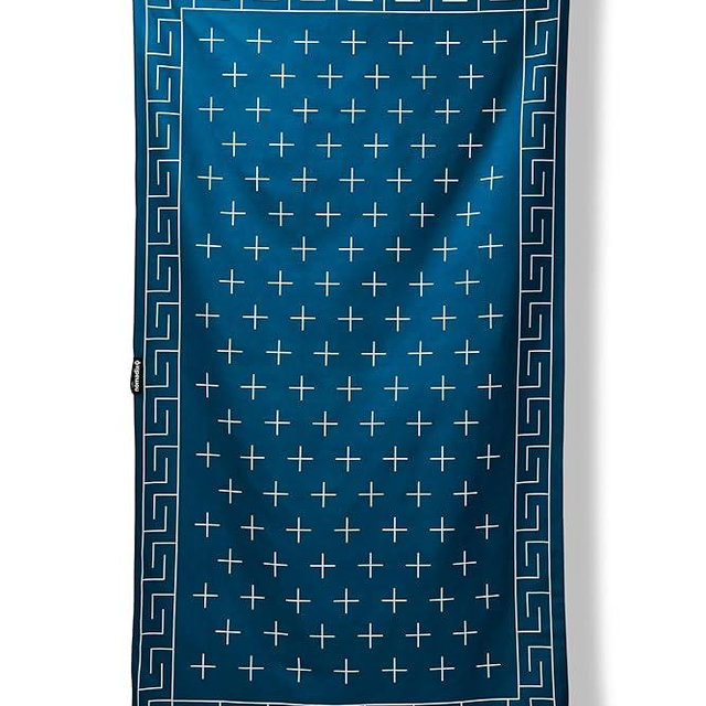 Nomadix Ultralight Towel - Quick Dry & Super Lightweight - Perfect As A Pack Towel to Save On Space - Made with Recycled Materials - Barton Dark Blue - 30x54