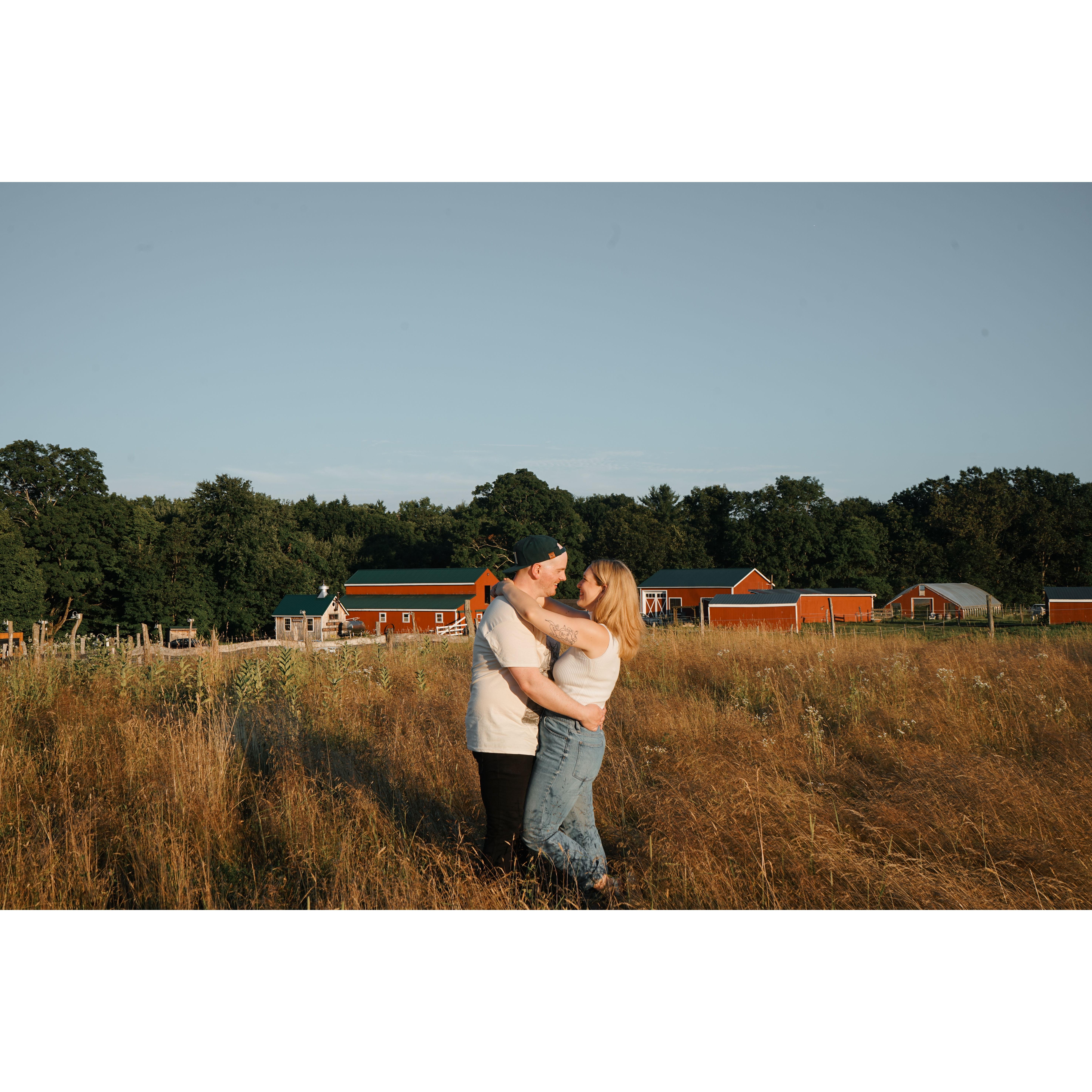 These are some of our favorite shots from our engagement shoot!