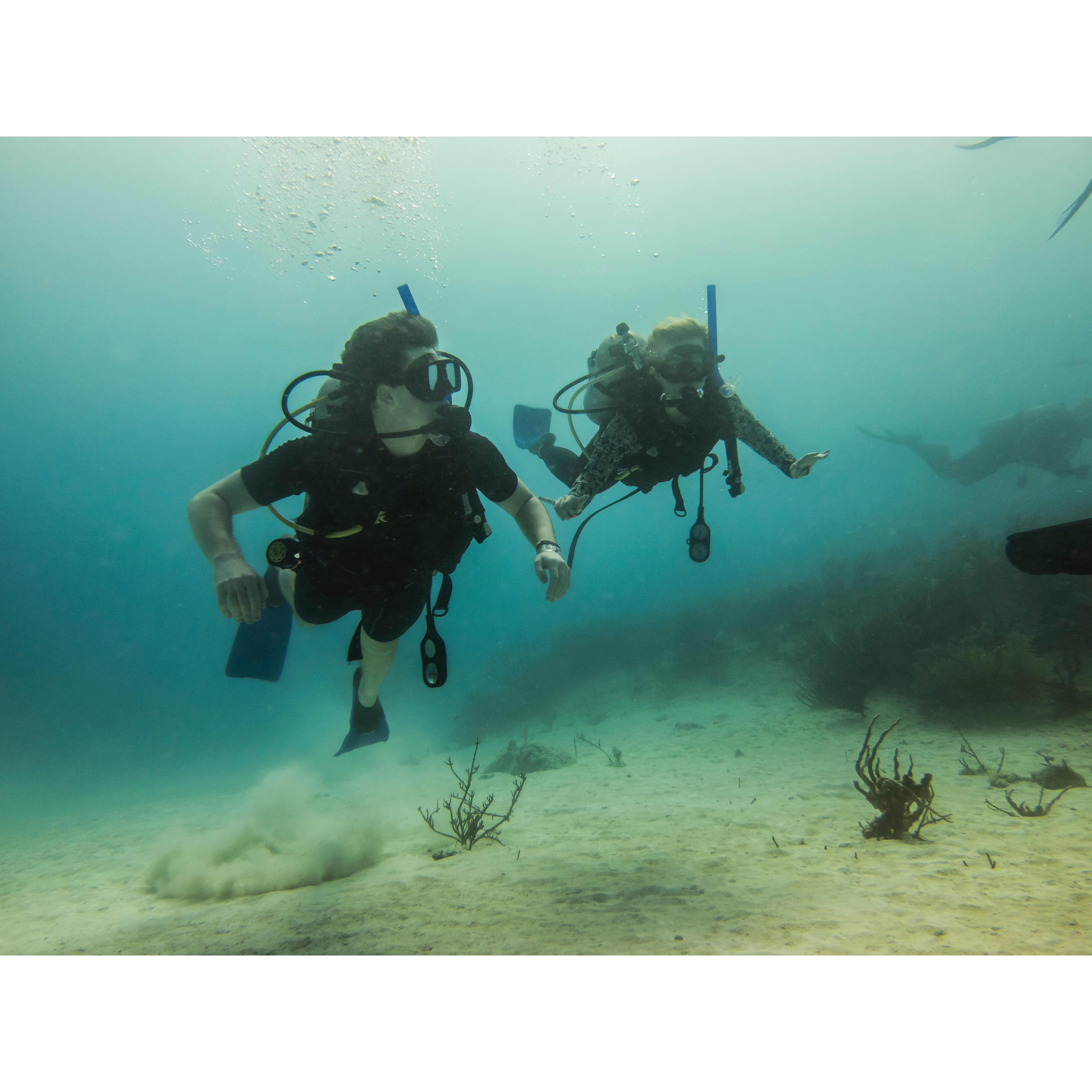 Scuba diving in Mexico
