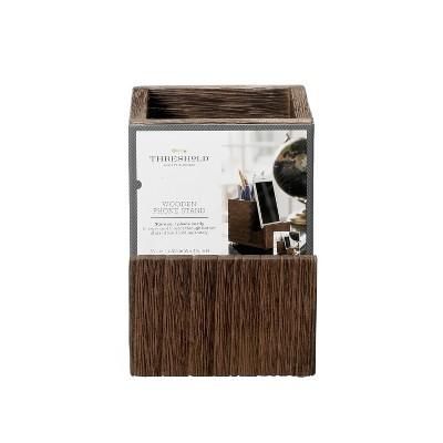 Pencil Cup with Phone Stand Brown - Threshold&#8482;