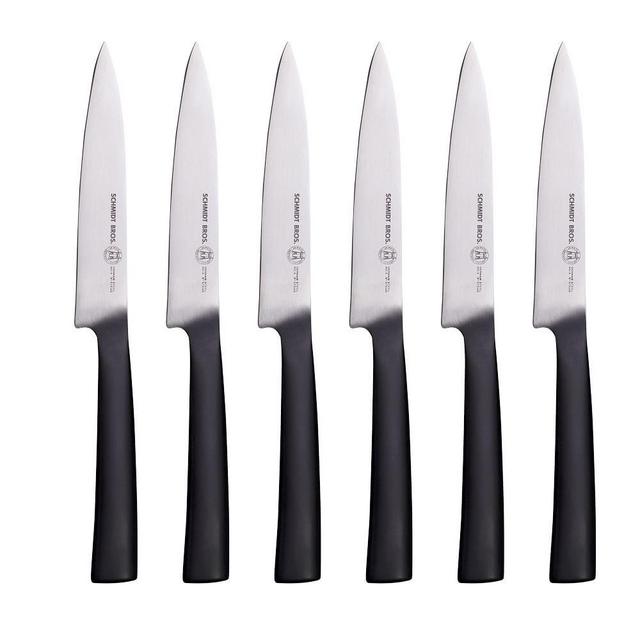 Schmidt Brothers® Cutlery Carbon6 Steak Knife Set in Wood Gift Box, 6-Piece