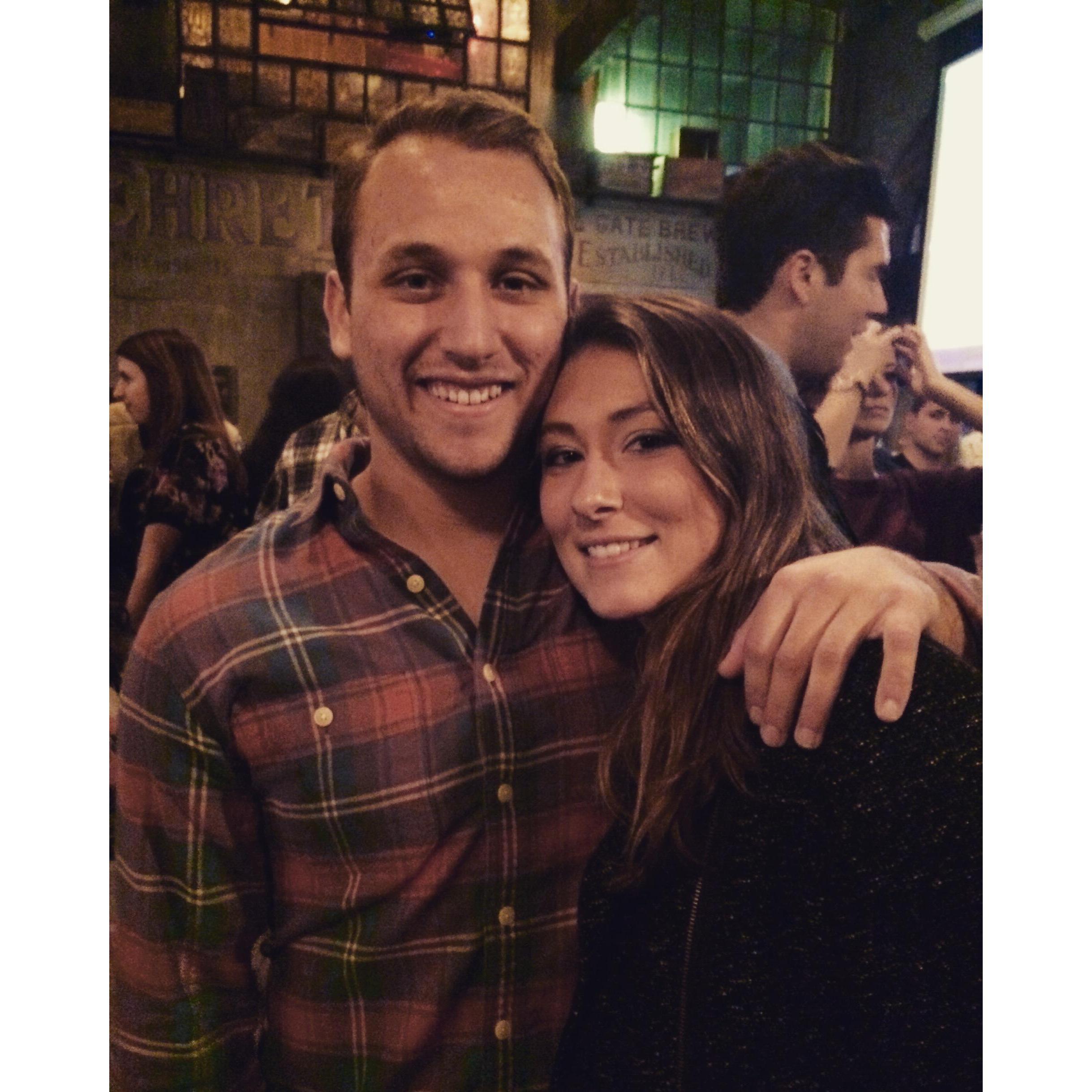 visiting Ad in NYC when we dated long distance