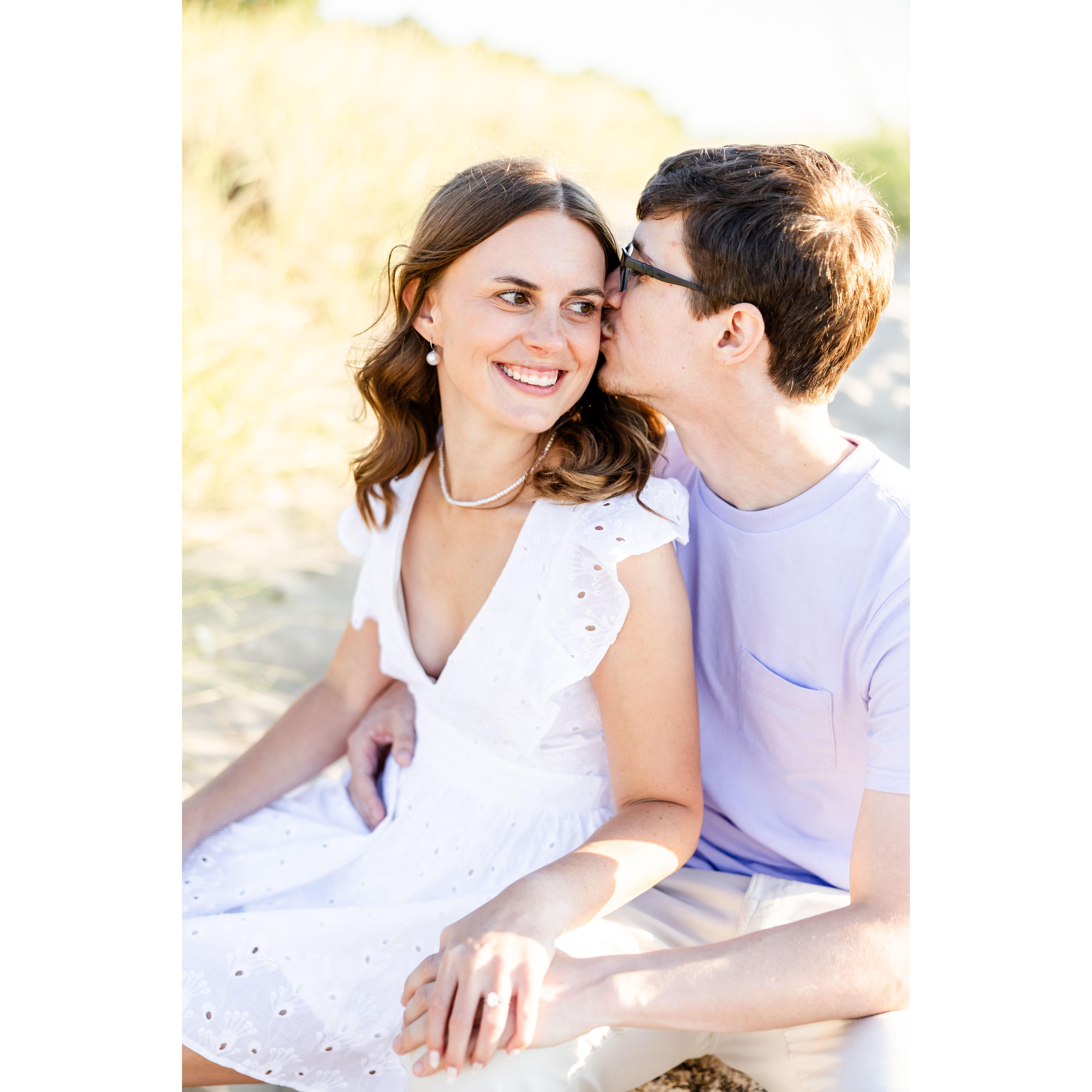 Engagement Photos at Warren Dunes, Michigan