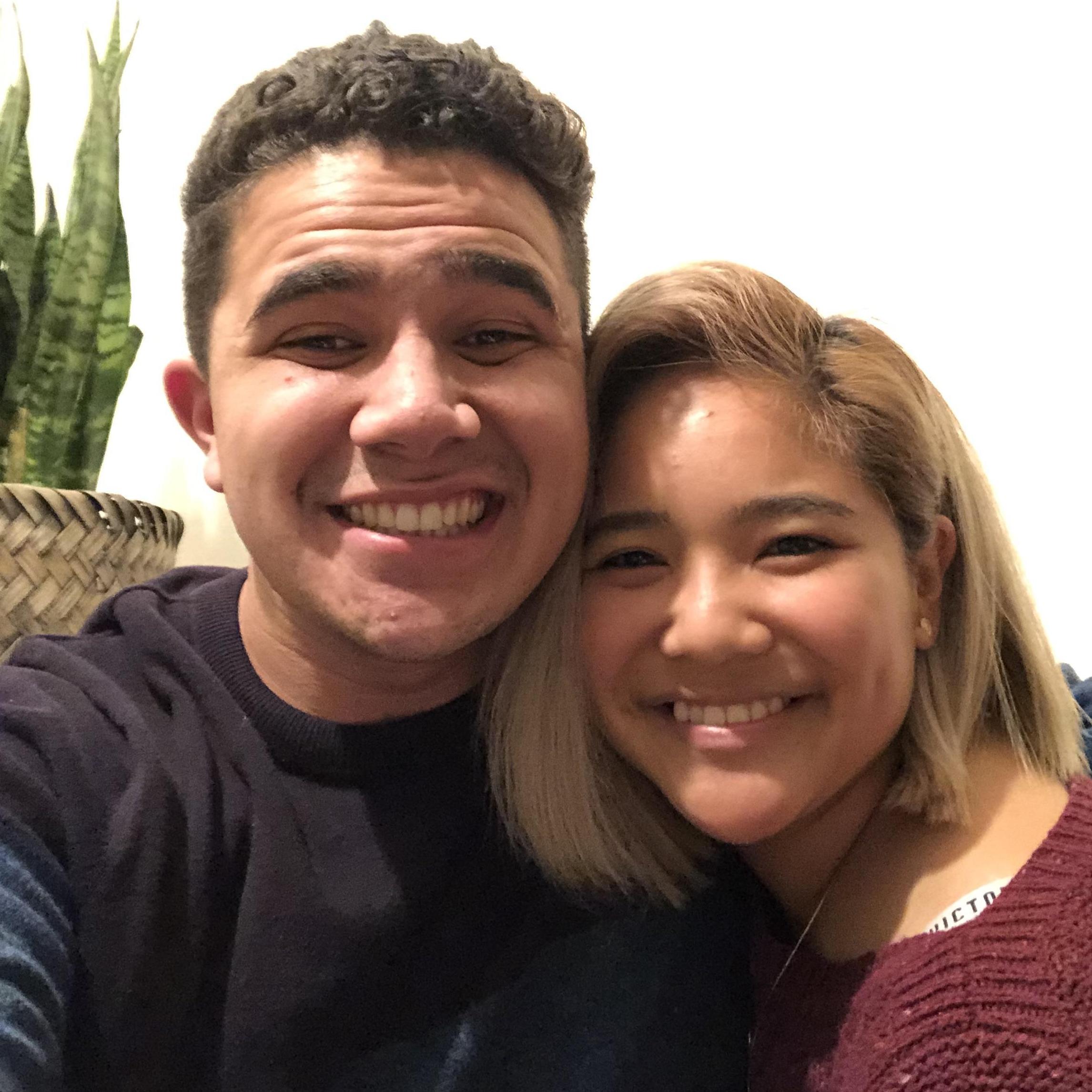 The first official couple photo.