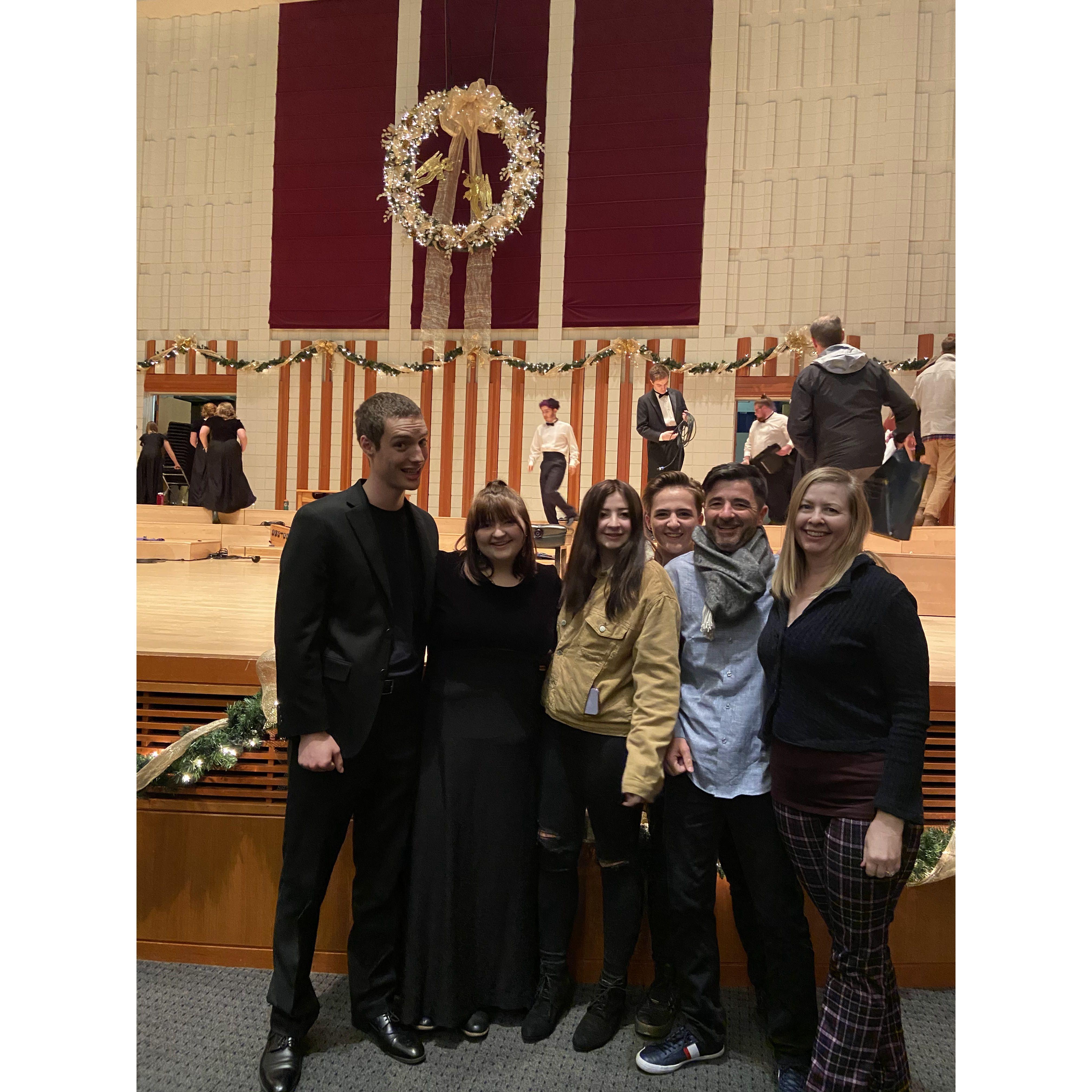 The first time Desmond met Gabby's family in 2019 (Maddie was 15 and Josh was 17).