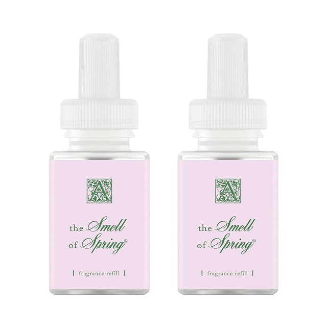 Pura & Aromatique Home Scent Refill - Smart Home Air Diffuser Fragrance - Up to 120-Hours of Luxury Fragrance per Refill - Household Essential - Clean Diffuser - Smell of Spring - 2 Pack