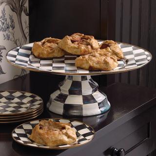 Courtly Check Pedestal Platter