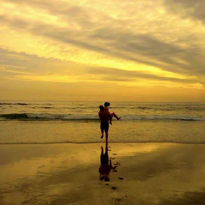 Taking the plunge in Long Beach, NY
