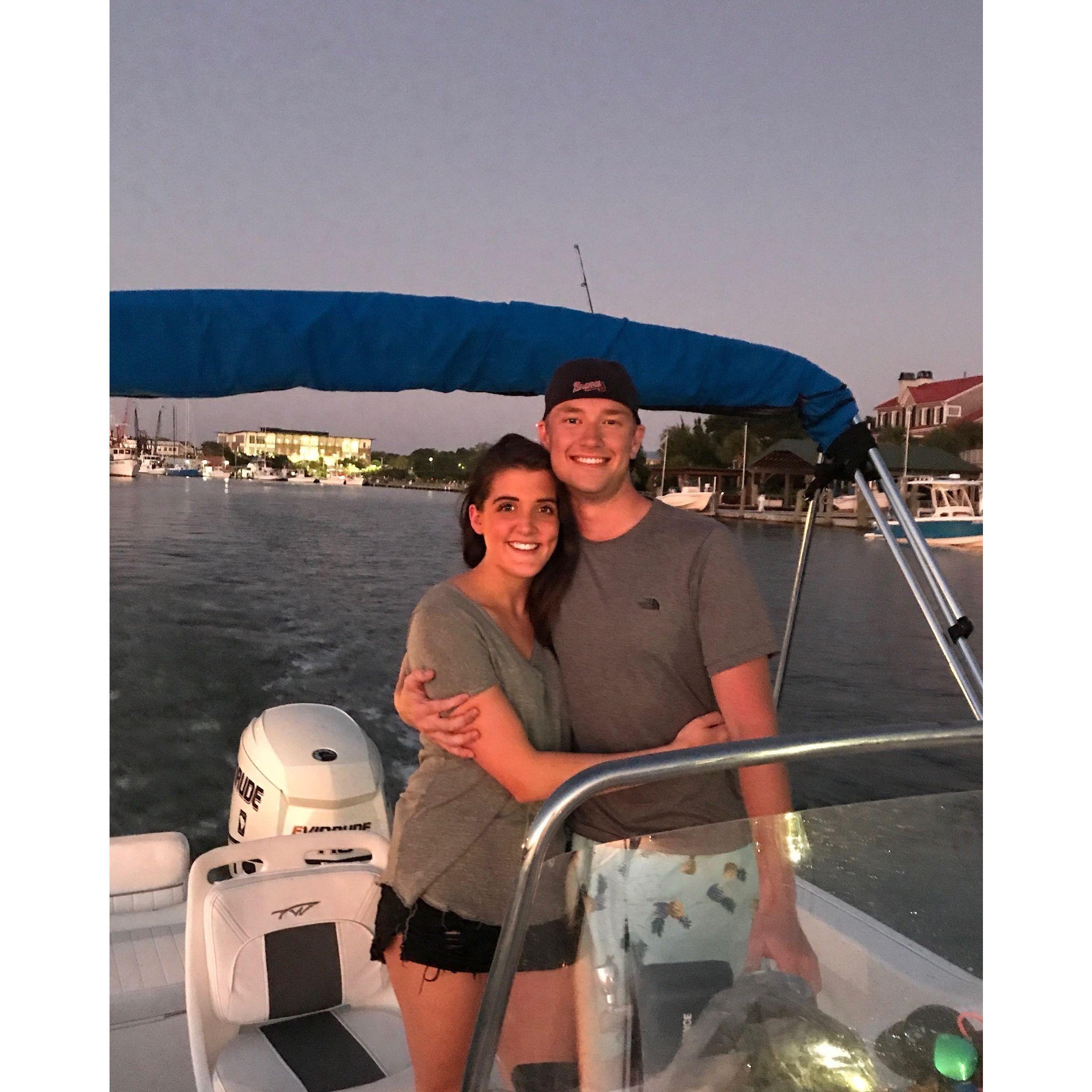 One of the first boating pictures