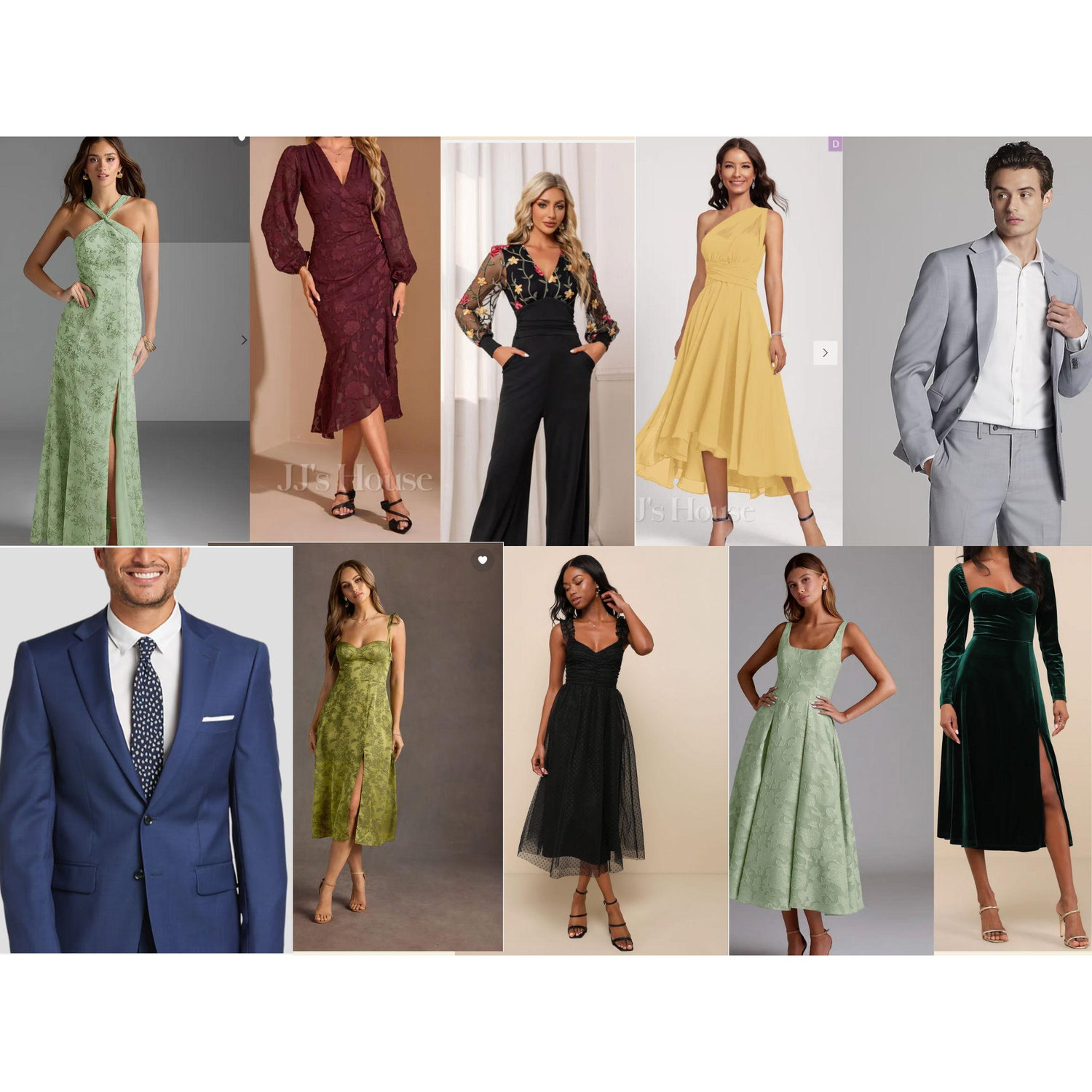 These are just examples to help you get a feel for the vibe. Wear what makes you feel good and weather-ready!