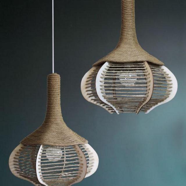 Rope Light pendant wood lamp ceiling fixture dining light modern lamp chandelier hanging lamp rustic light fixture wood chandelier