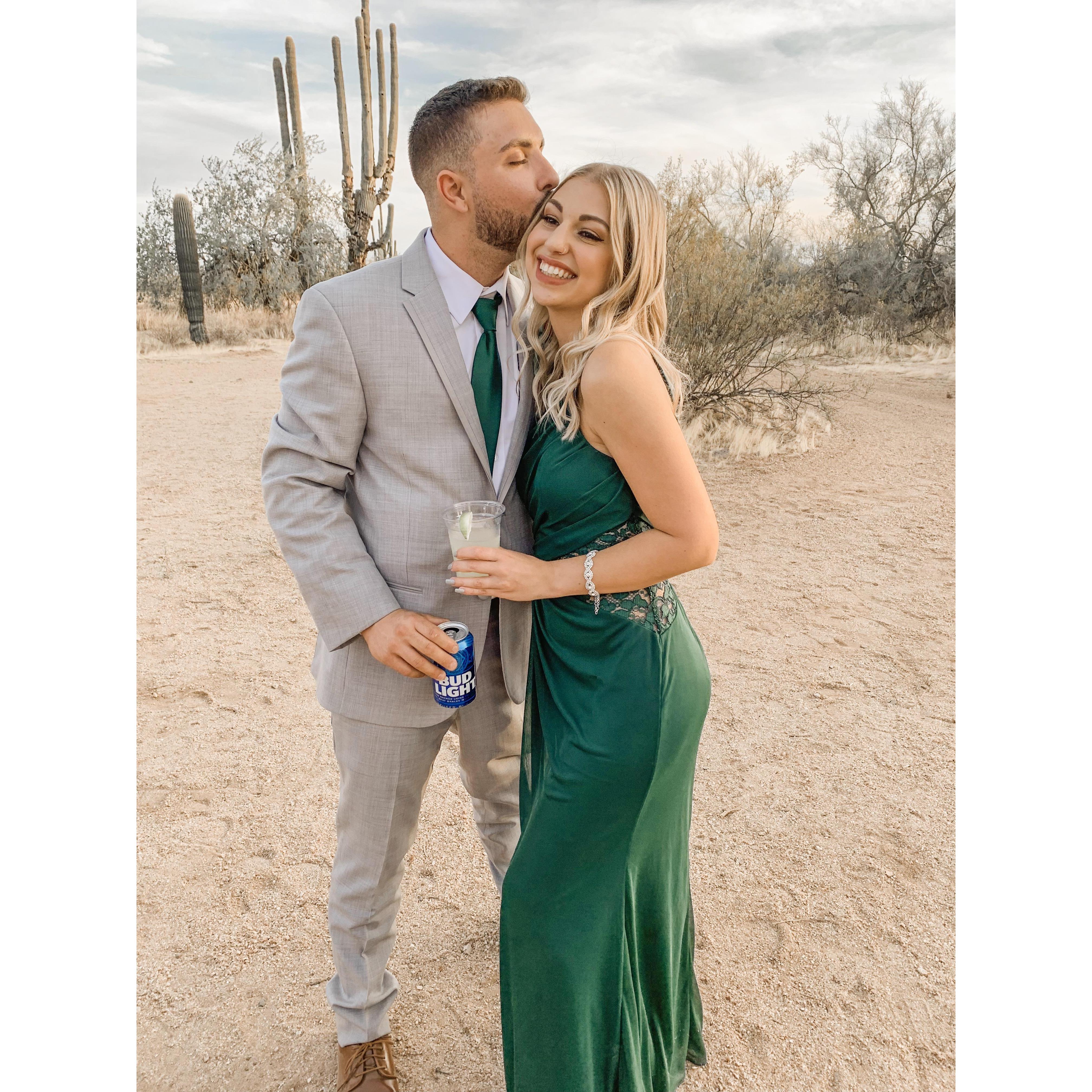Behind the scenes at Anna & Cale's wedding
