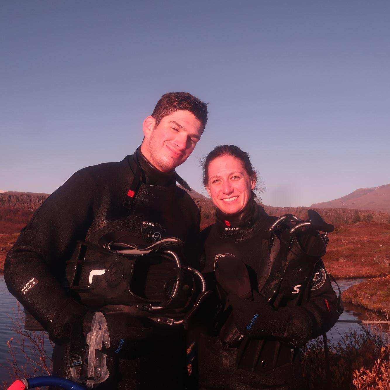 Snorkeling in Glacier Water