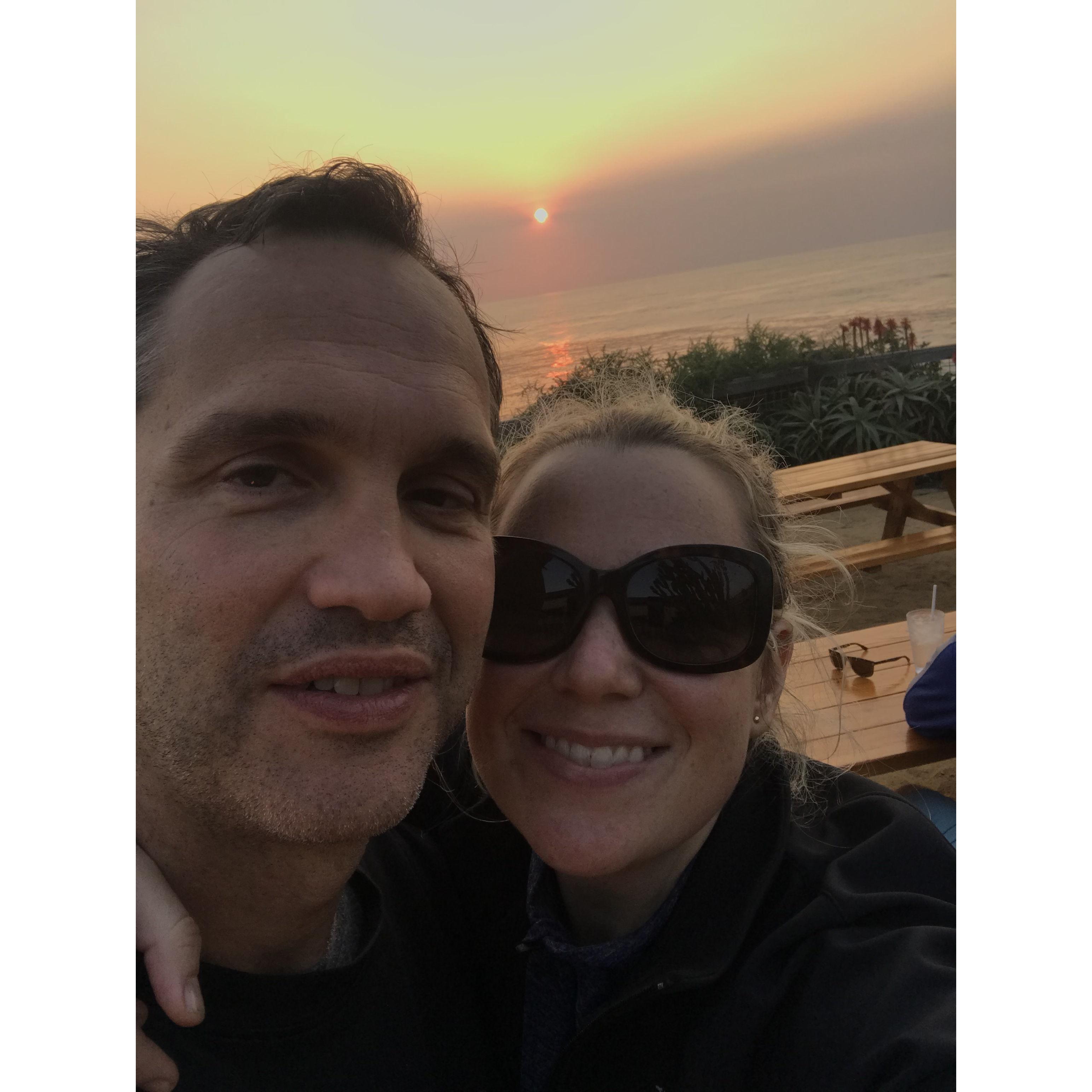 Whale watching, Rancho Palos Verdes, CA