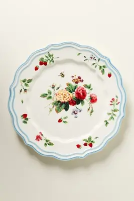 Camille Stoneware Dinner Plates, Set of 4