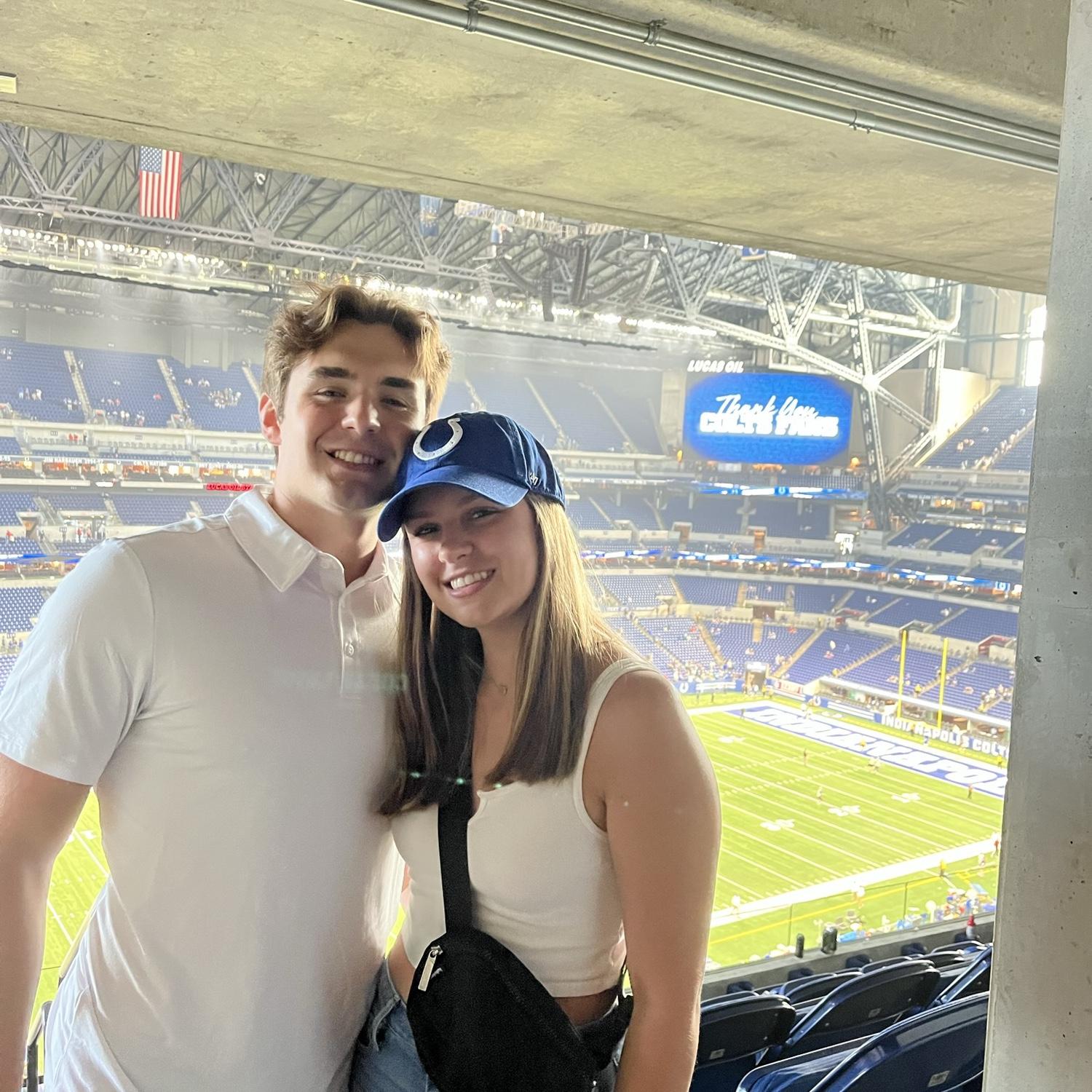 Colts game for Jackson’s 20th birthday!