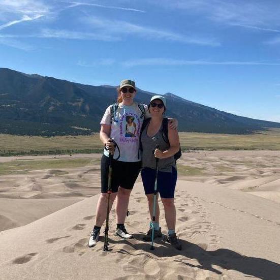 Hiking the Great Sand Dunes  in Colorado