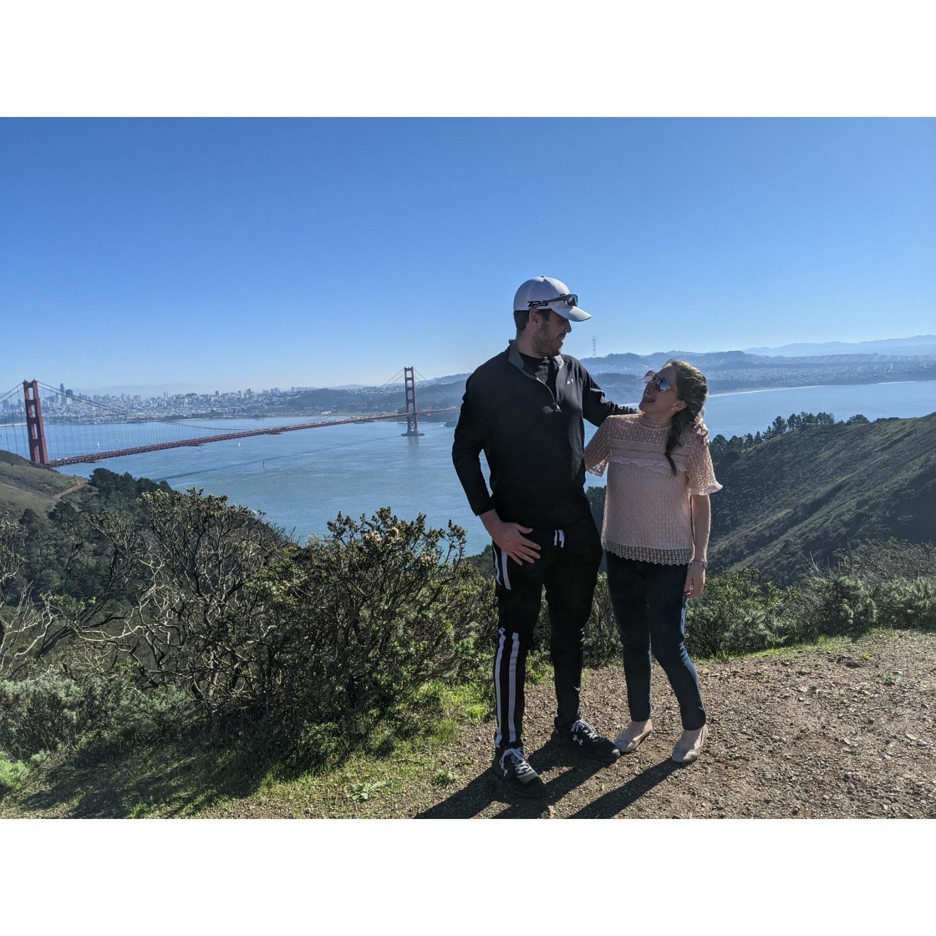 Visiting Cline family in San Francisco