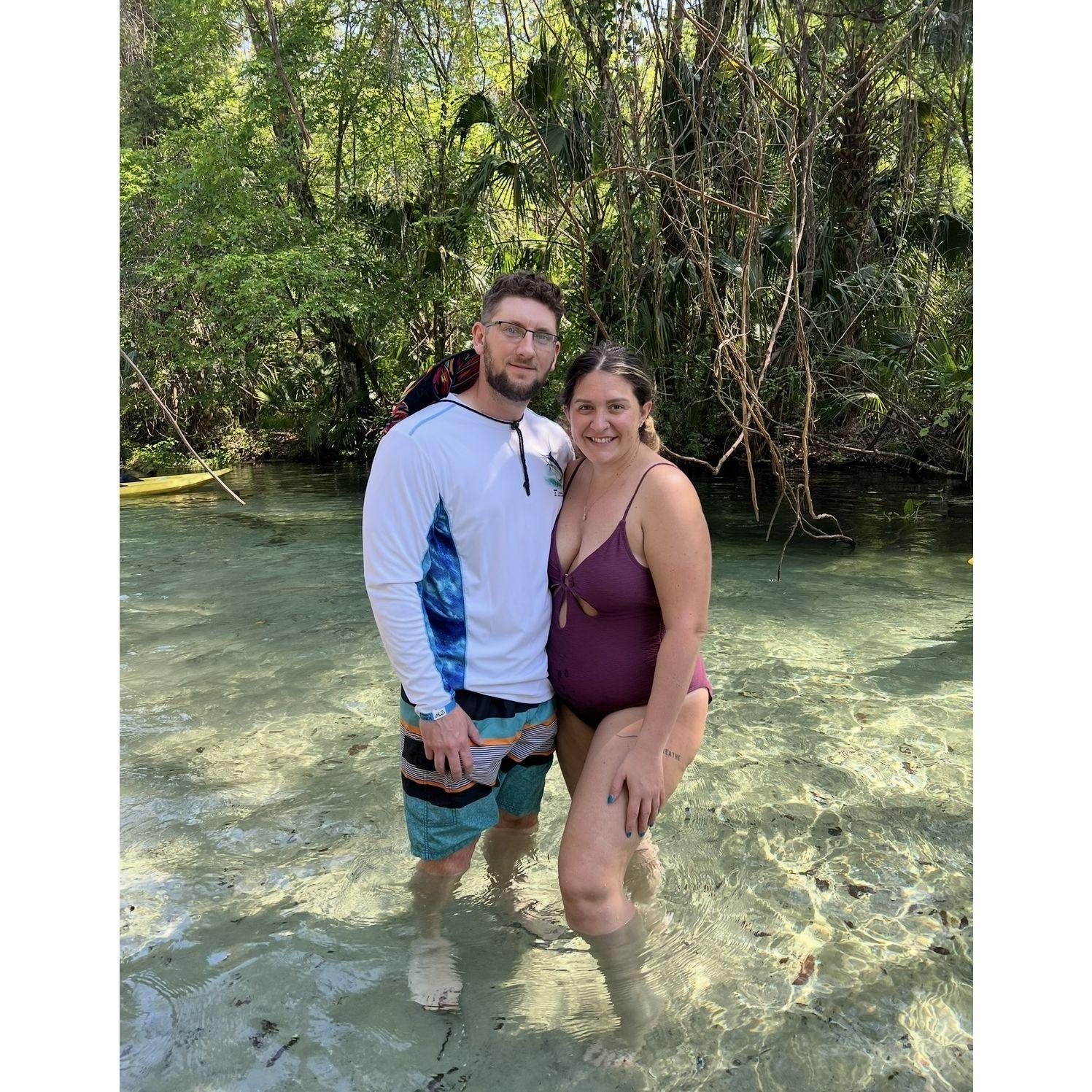 Kayaking at the springs