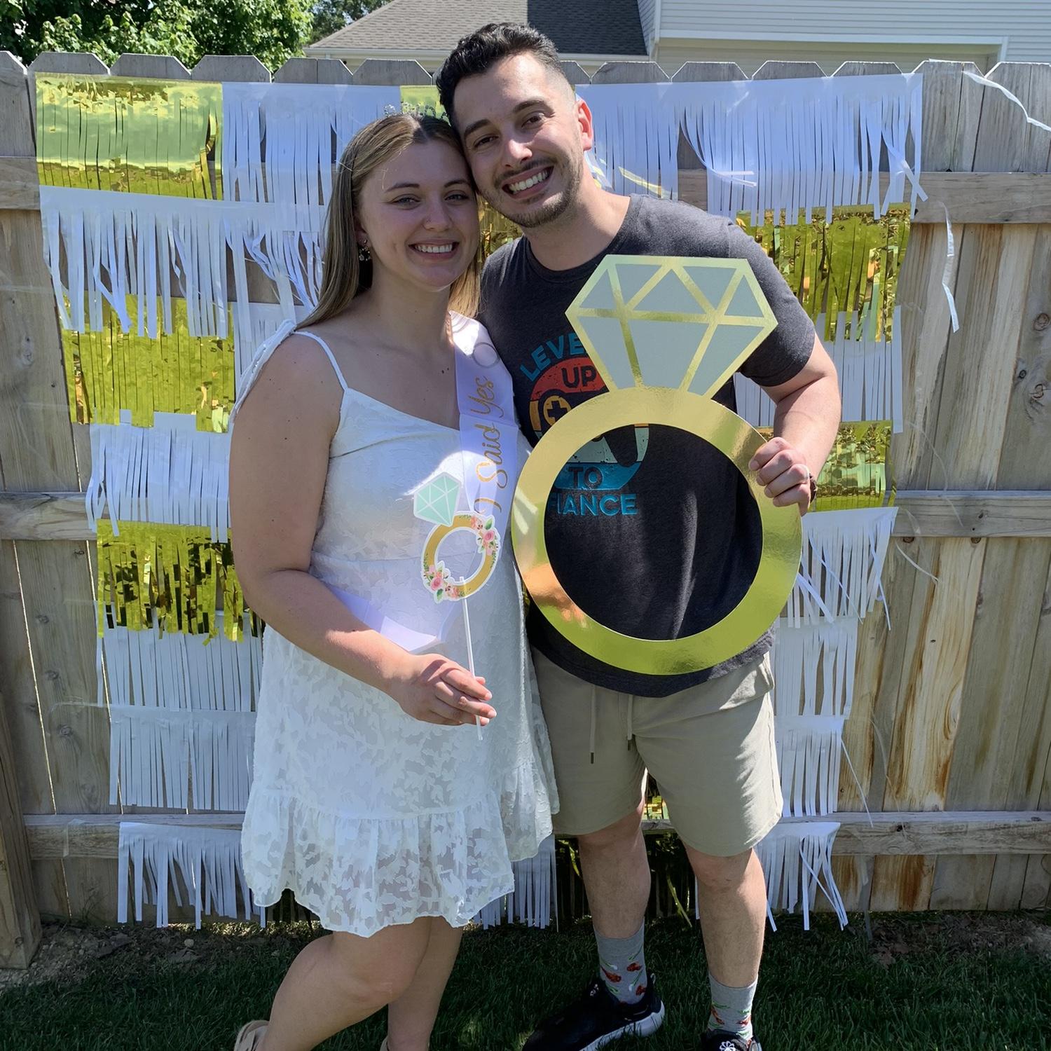 Our family engagement party in Indy!