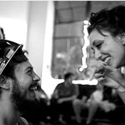 The Fireman & His Flame - A Halloween party right when we started dating