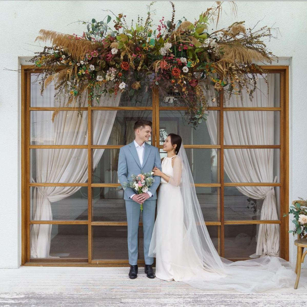 April 2022 in Korea at a wedding studio