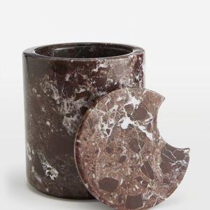 Pavel Red Marble Ice Bucket