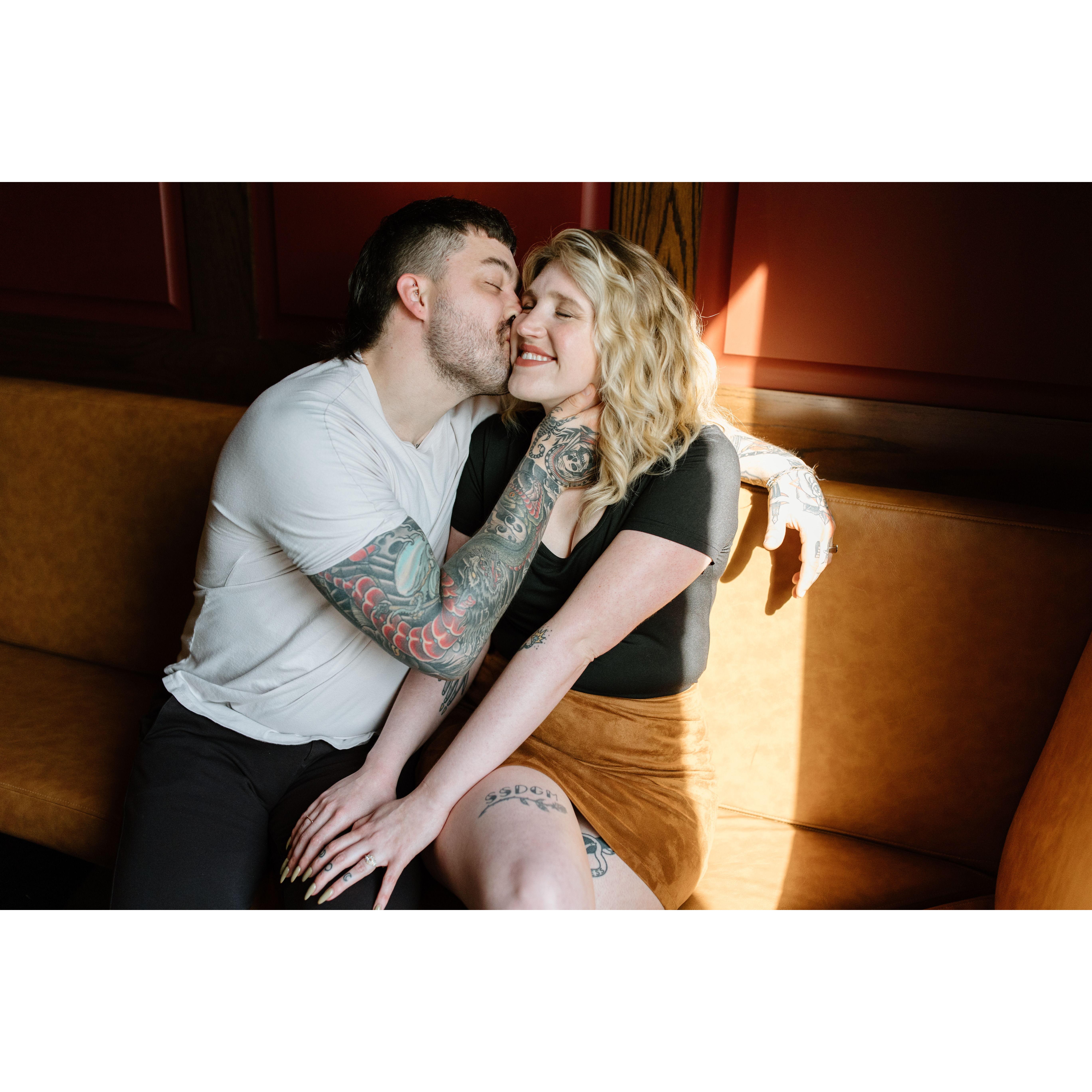 Engagement photos by Wind and Gold Photography
