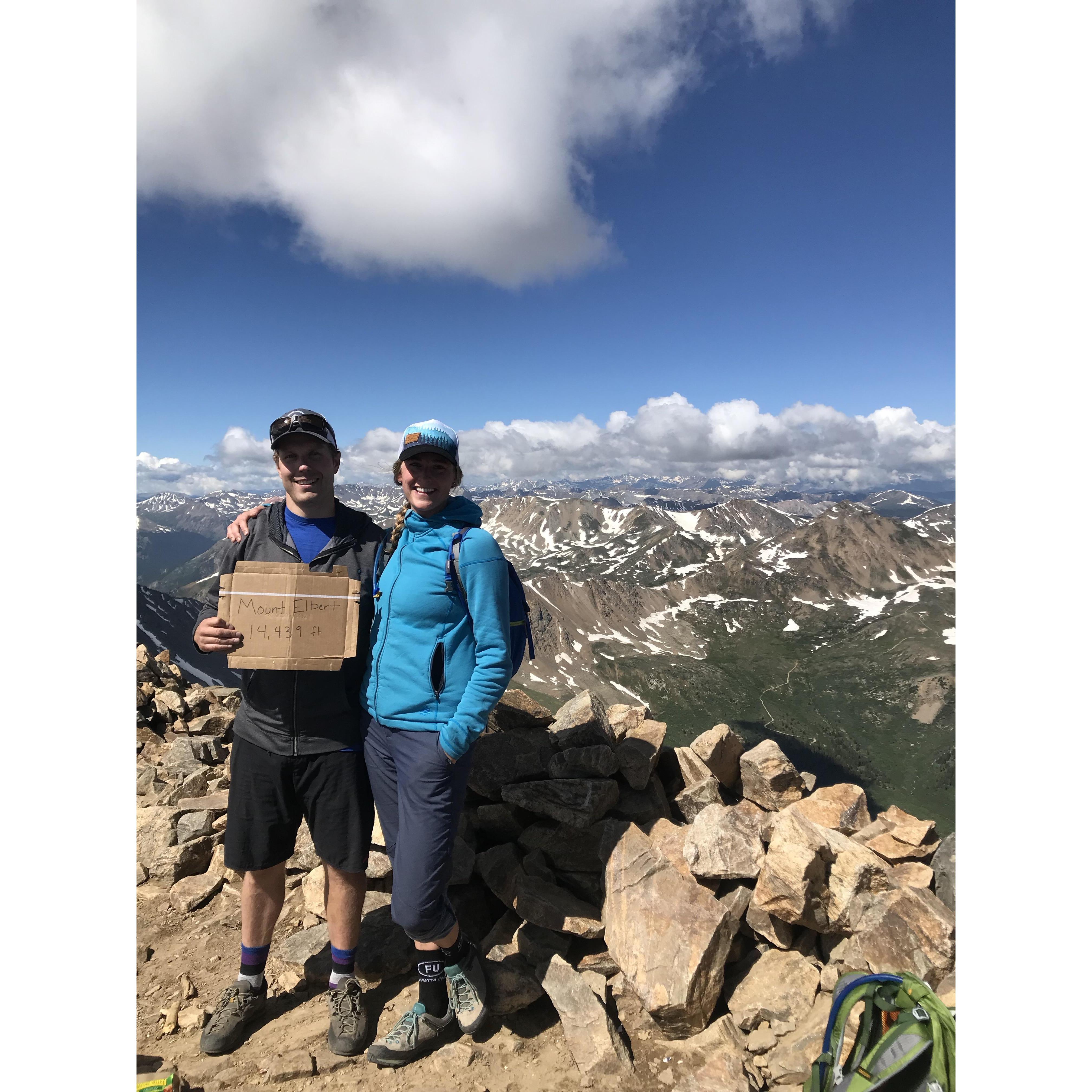Hiking 14ers- Mt. Elbert, CO