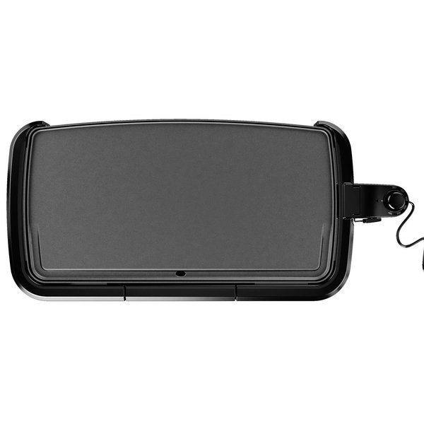 BLACK+DECKER 20" Family-Sized Electric Griddle Black: Nonstick, Tabletop, Temperature Control, 1500W