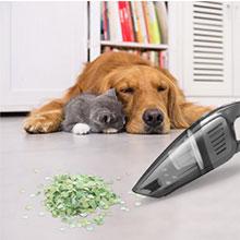 Benefast Portable Cordless Handheld Vacuum Cleaner, Strong Suction 8000PA, High Power 120W, Wet & Dry Use, Quick Cleaning for House, Car & Office (Grey)