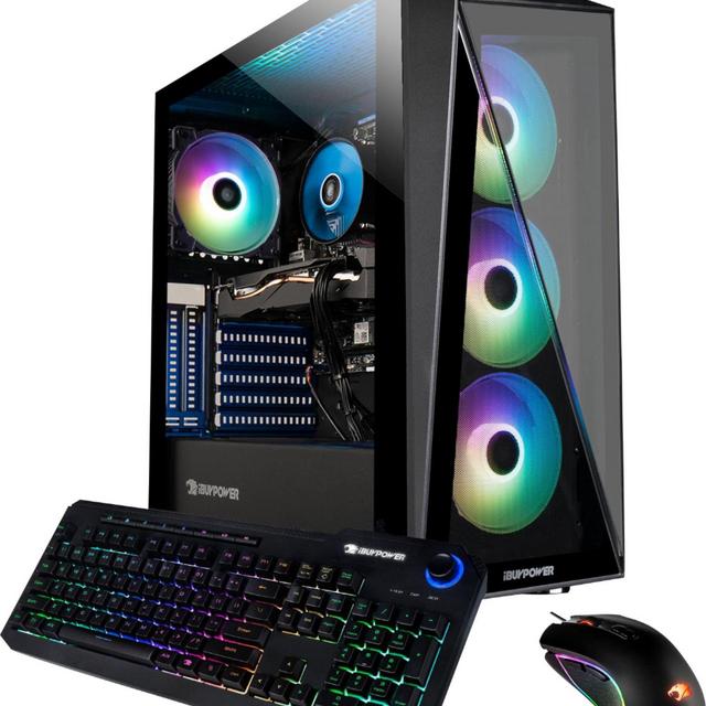 iBUYPOWER - Gaming Desktop - Intel i5-10400F - 8GB Memory - NVIDIA GeForce GTX 1050Ti 4GB - 240GB SSD + 1TB HDD