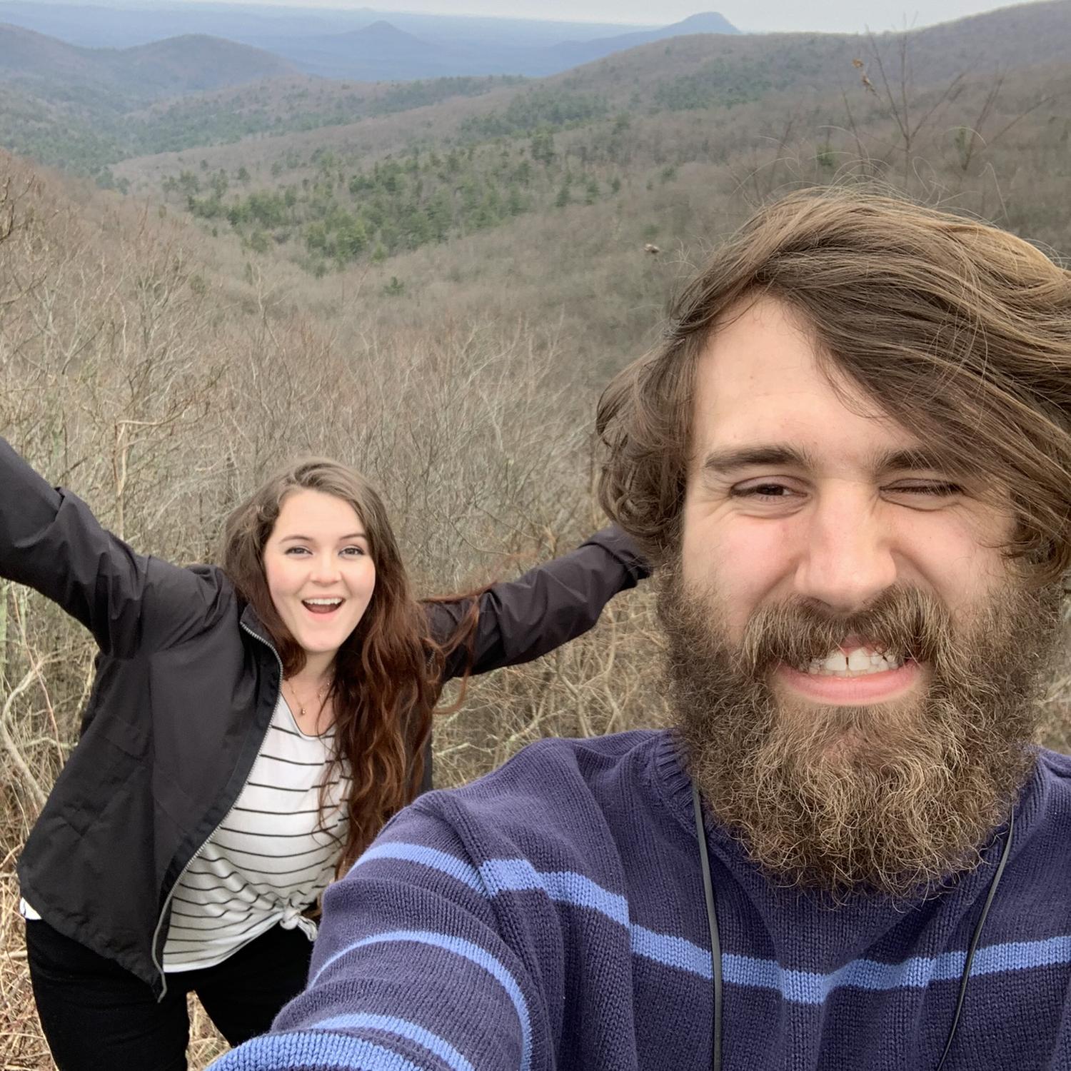 Very first trip together! We fell in love with the mountains together. March 14, 2020