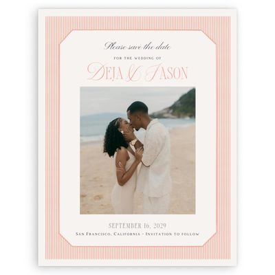 Orange Wedding Digital Save the Date - Sage Photo