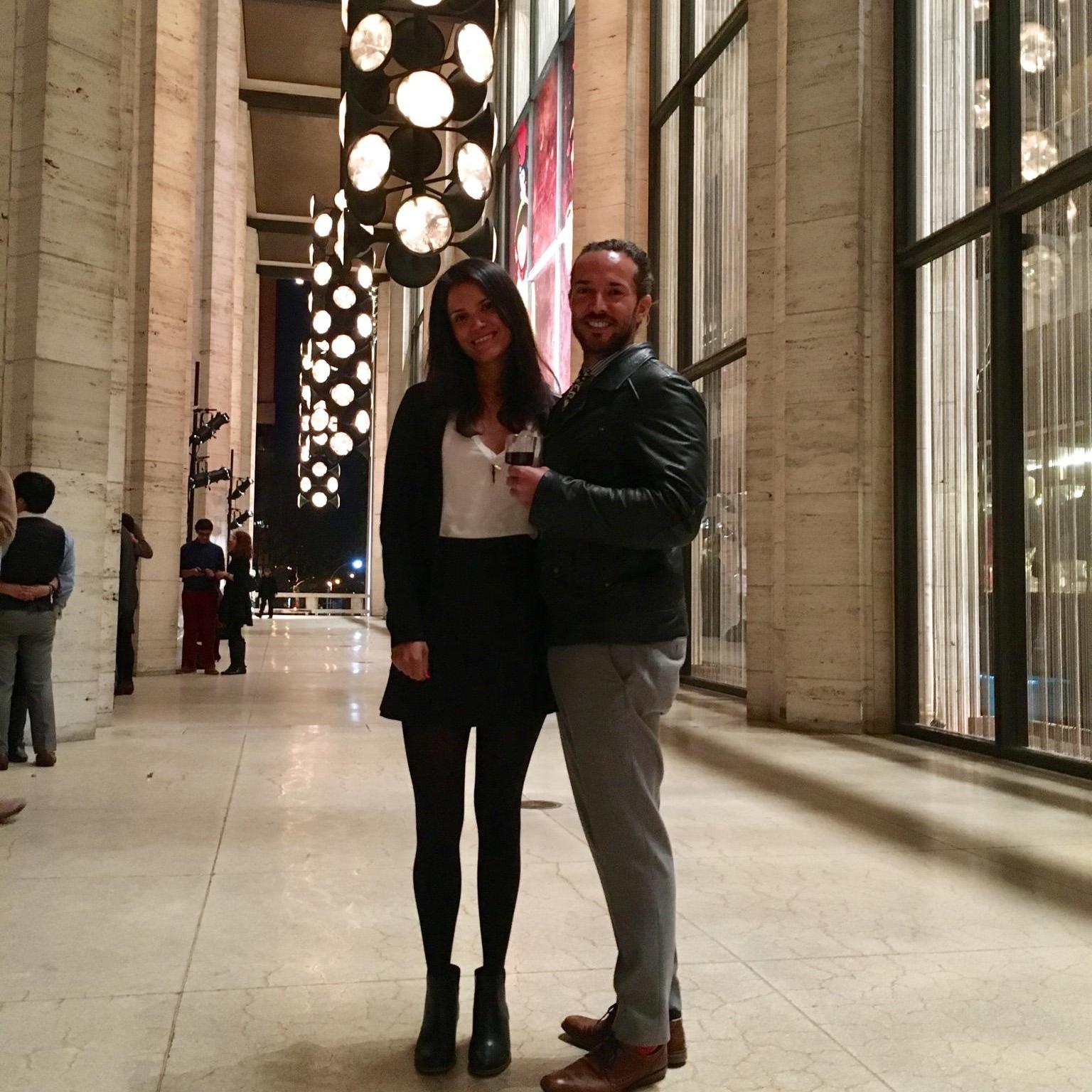 Kyle surprised Giselle with tickets to the Nutcracker Ballet at Lincoln Center for Christmas '16.