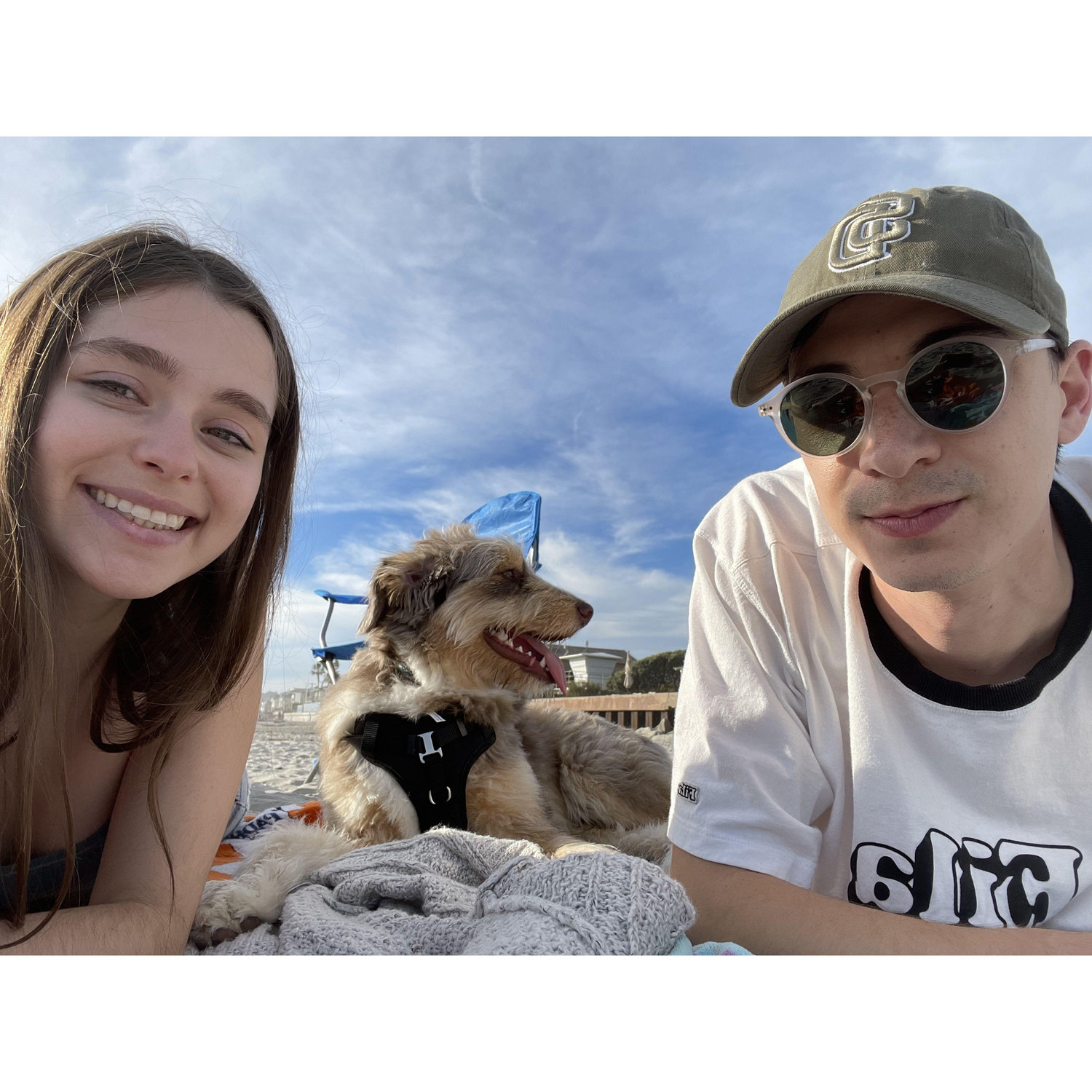 December 2022 - Ollies first trip to the beach