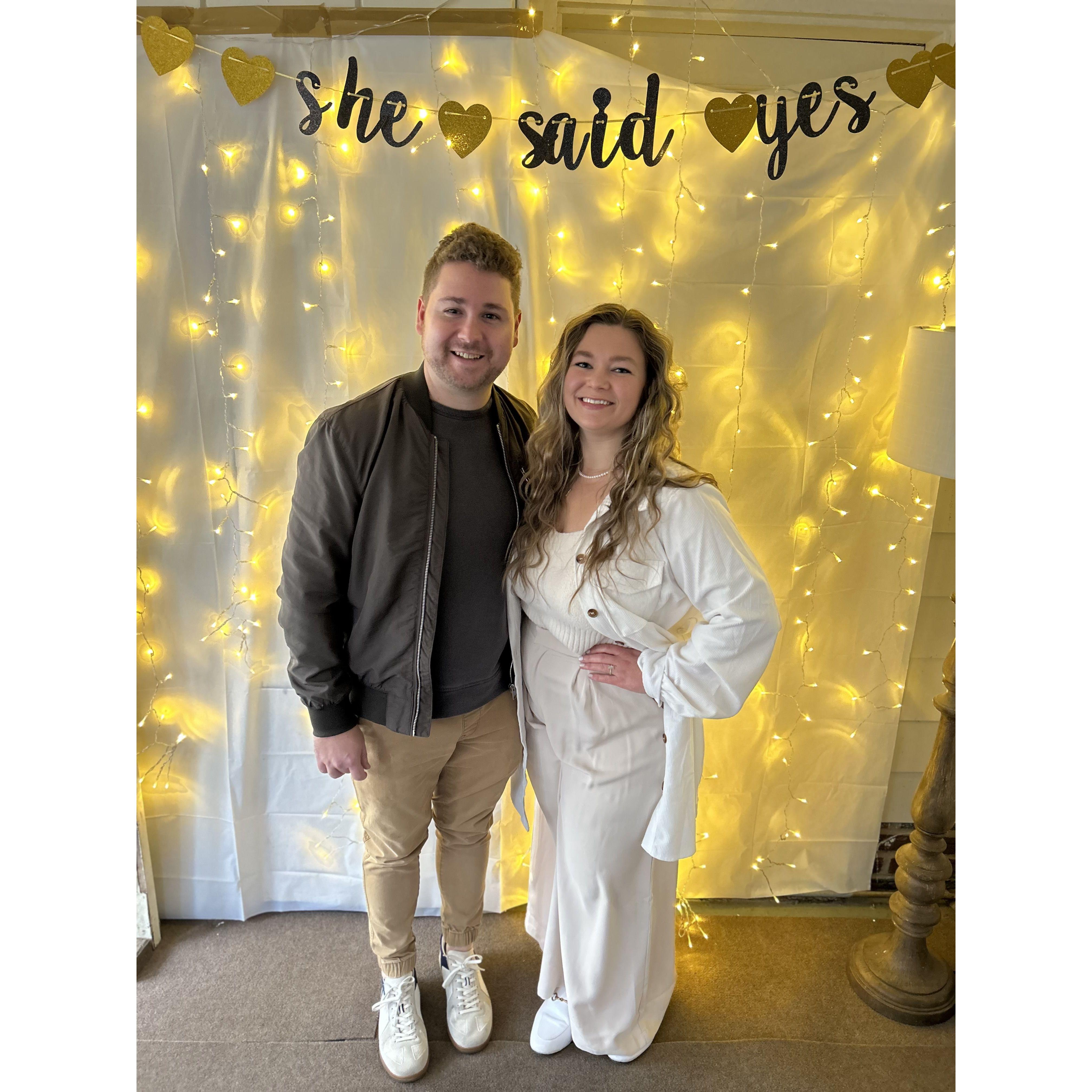 Our engagement party!