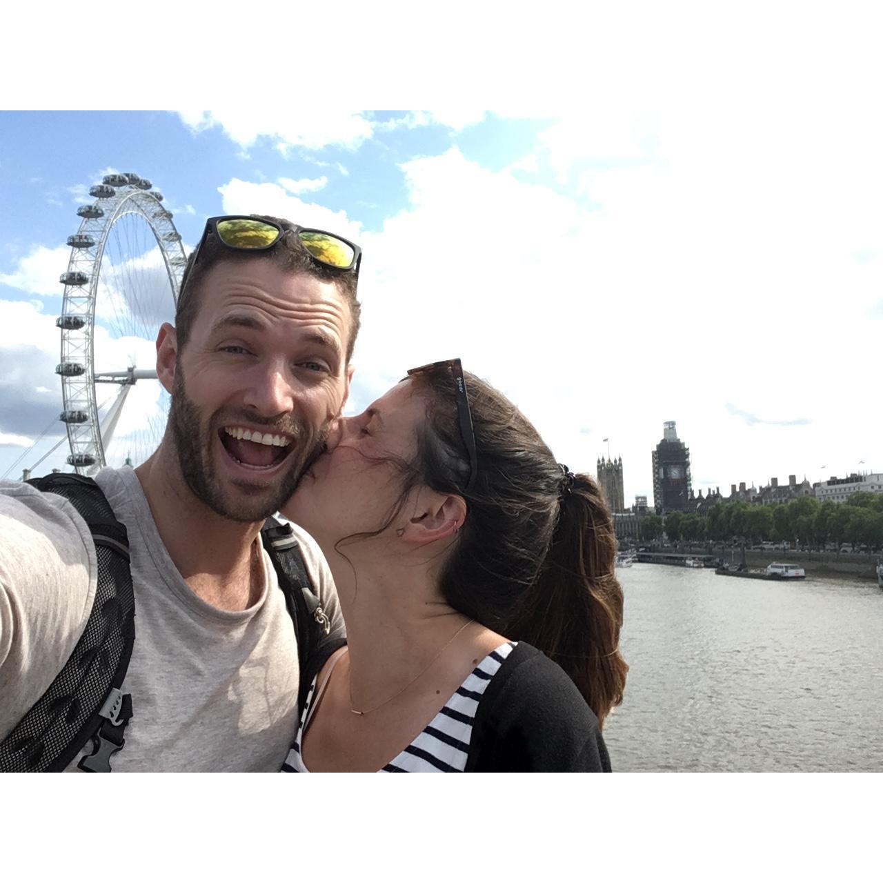England - a country that we love. It is the place where we met and we have spent a lot of time there together.