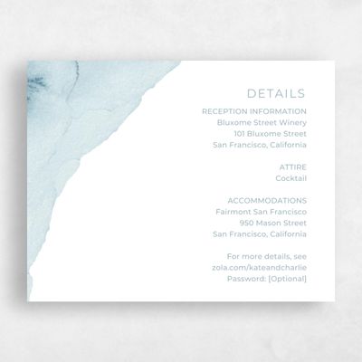 Blue Summer Wedding Enclosure - Waterfront