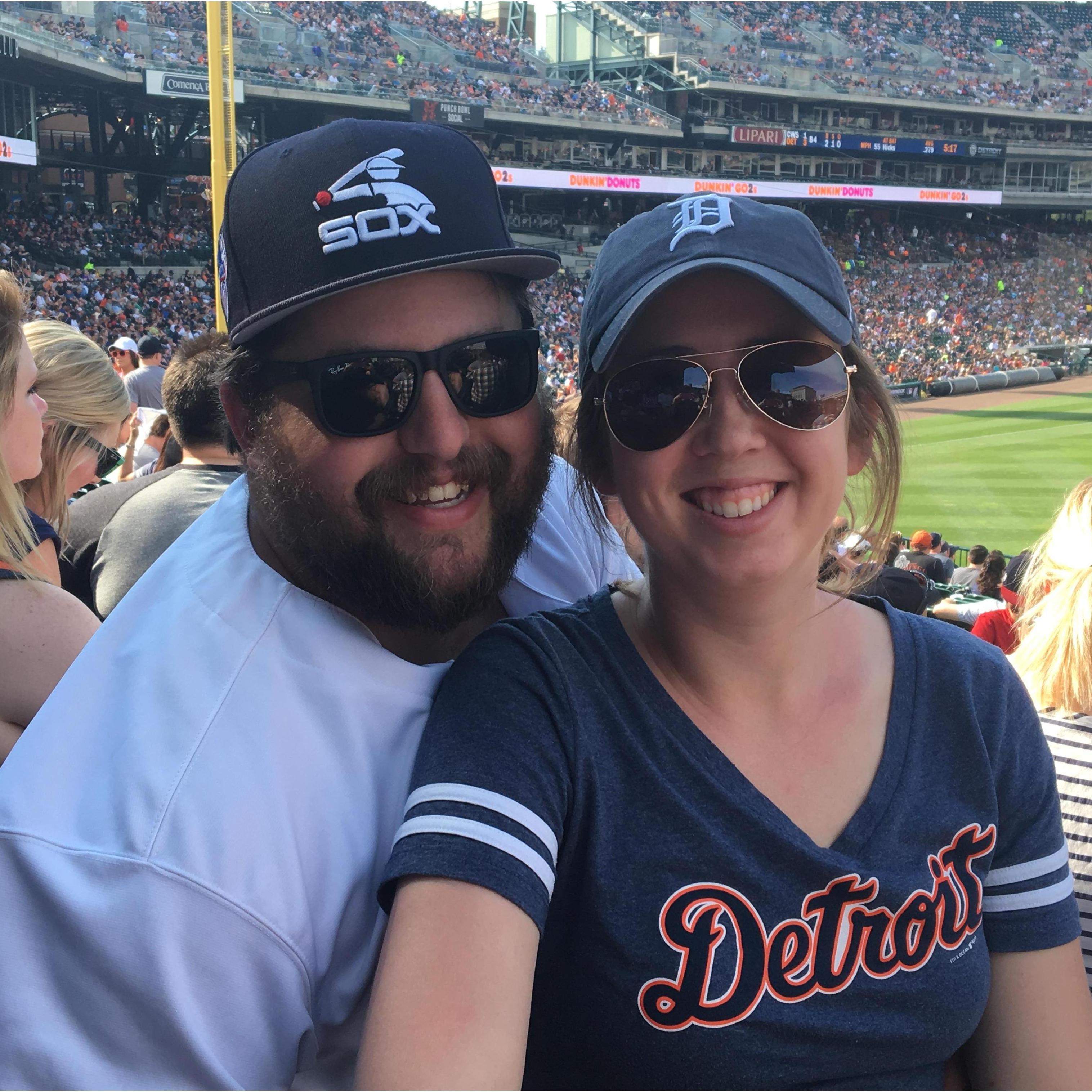 Tigers vs. White Sox, a battle that will never be settled in our house!
