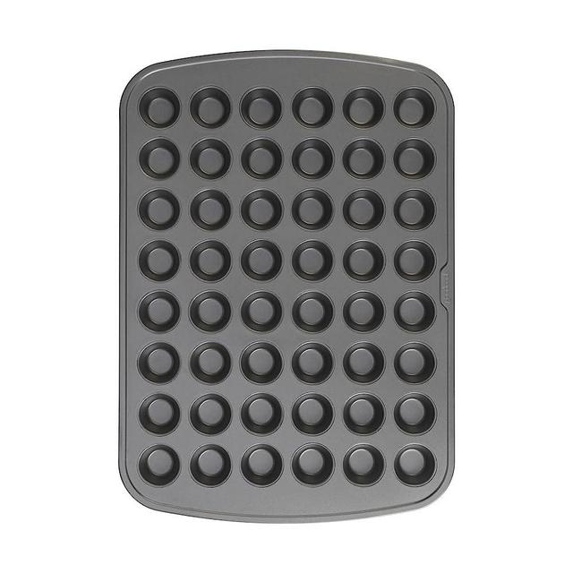 GoodCook 48-Cup Nonstick Steel Mini Cupcake and Muffin Pan, Gray