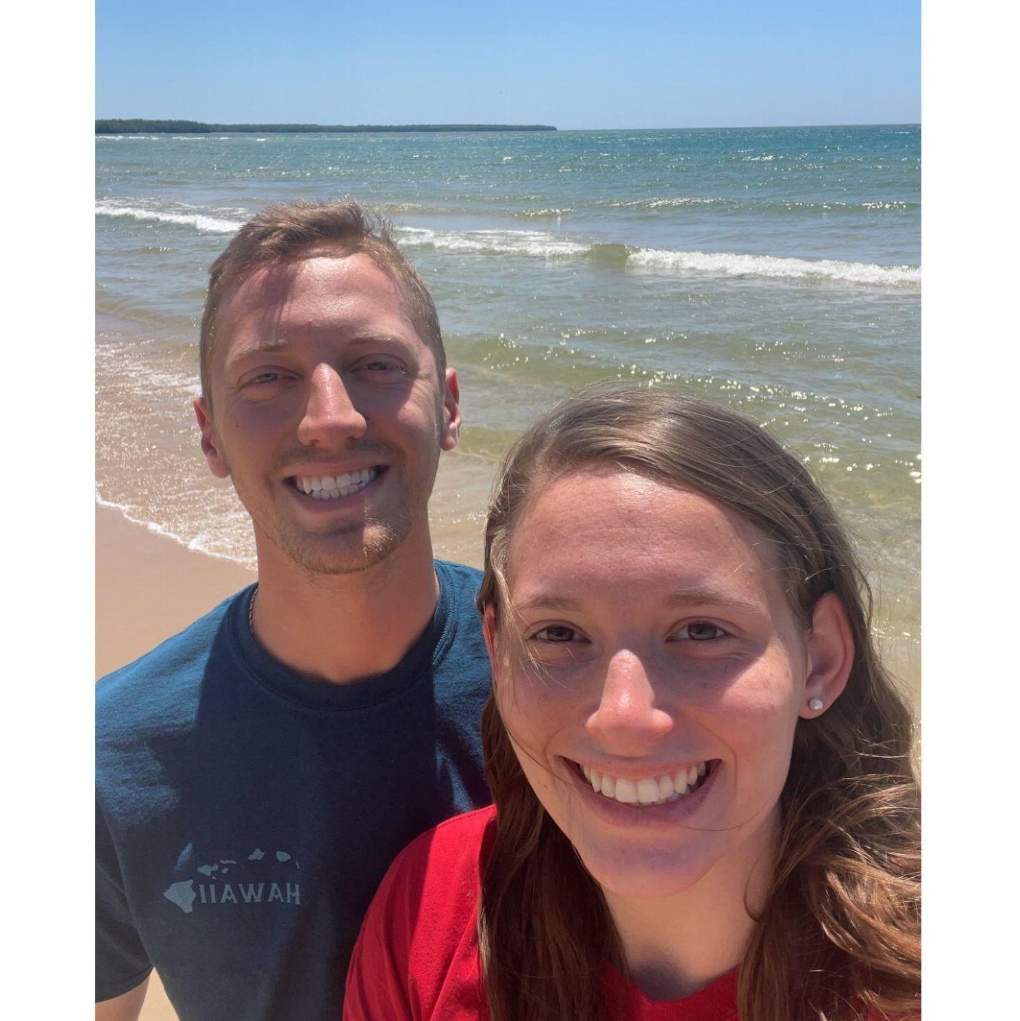 Traveled to Door County, Wisconsin with Cameron's family.