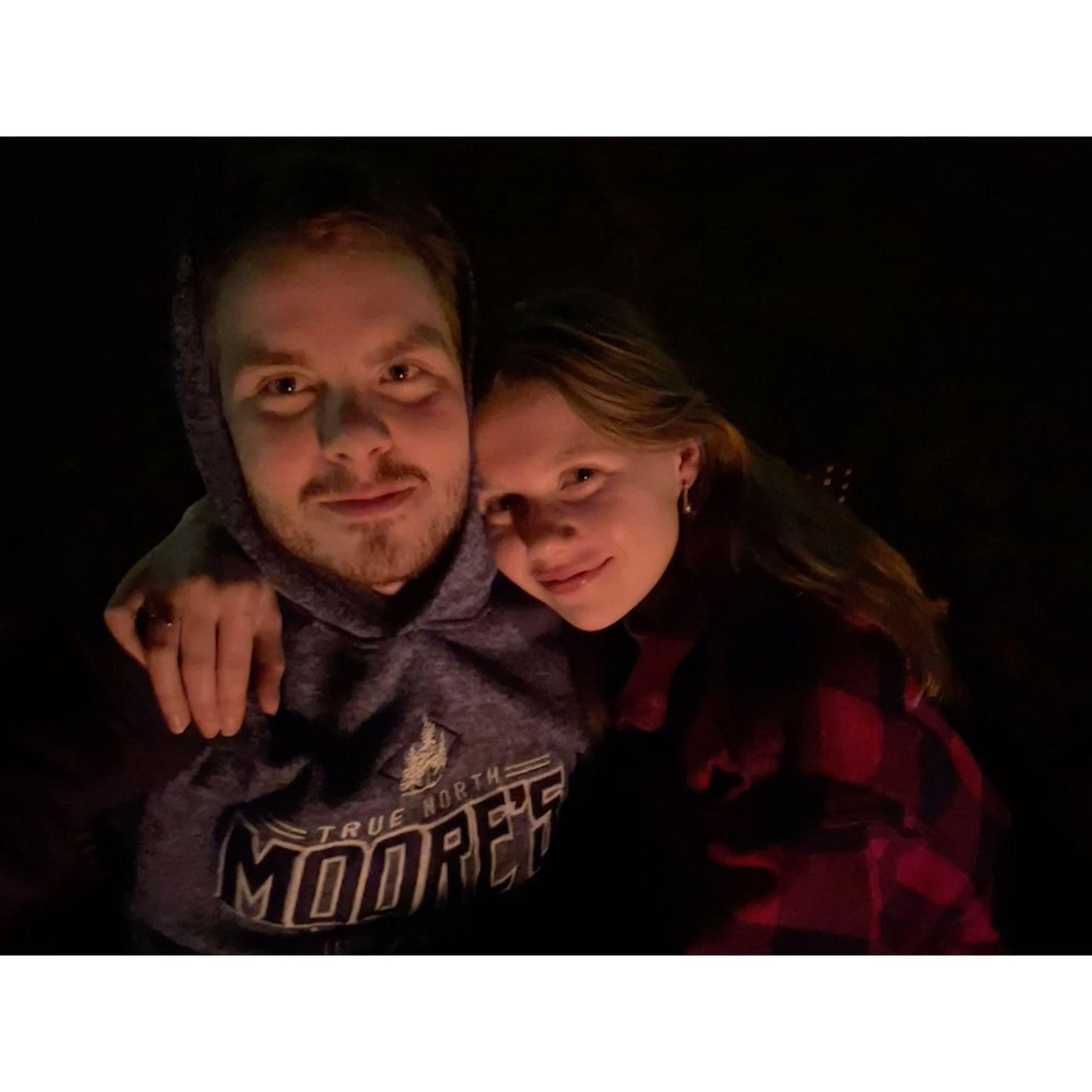 Hanging out at the fire in Alaska