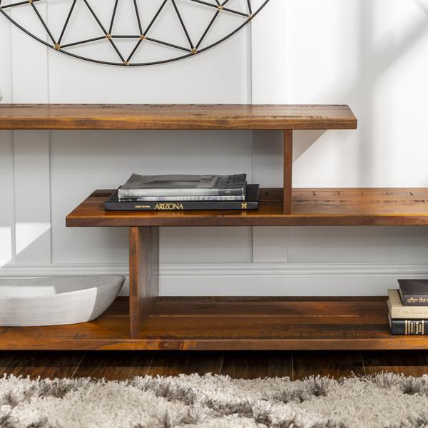 Rustic Solid Wood TV Console