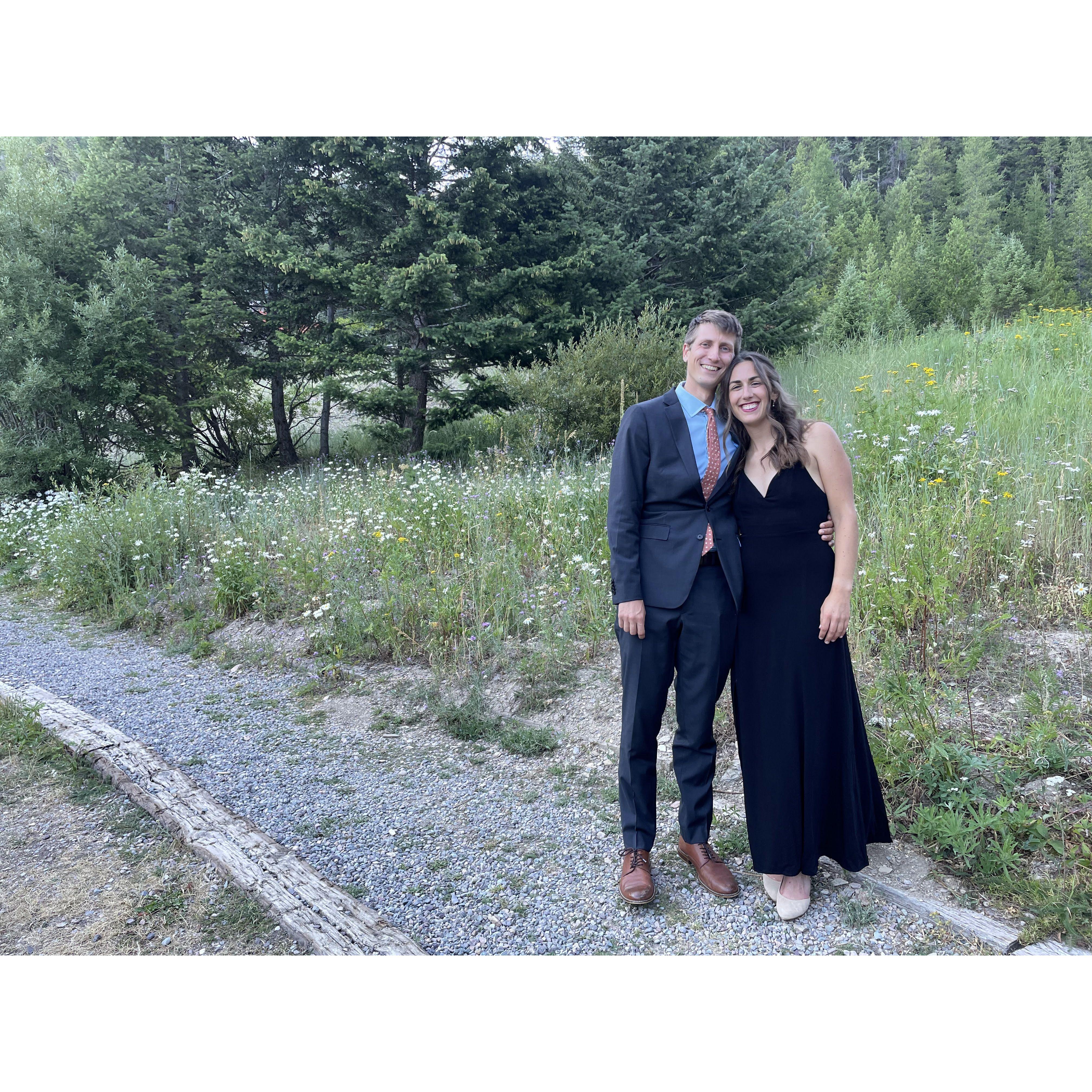 Taryn and Nate's wedding, Montana, 2022!