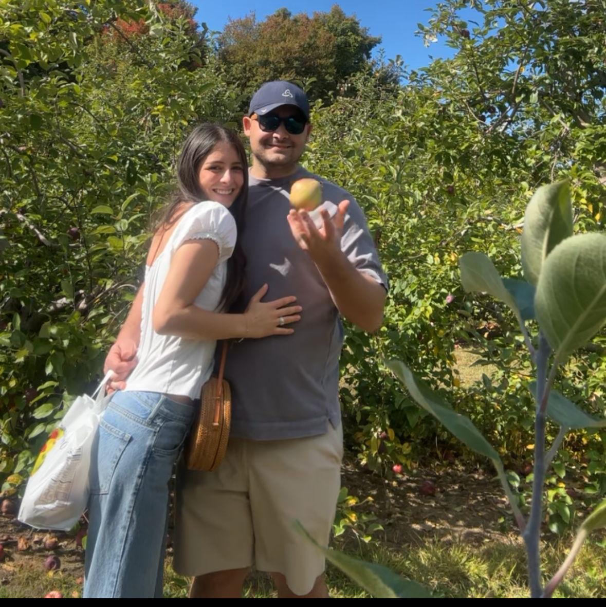 Fall 2024, apple picking in Connecticut