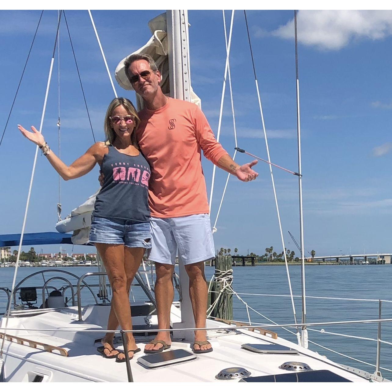 Day 'La Vita' came into our lives - our 34' Hunter Sailboat
