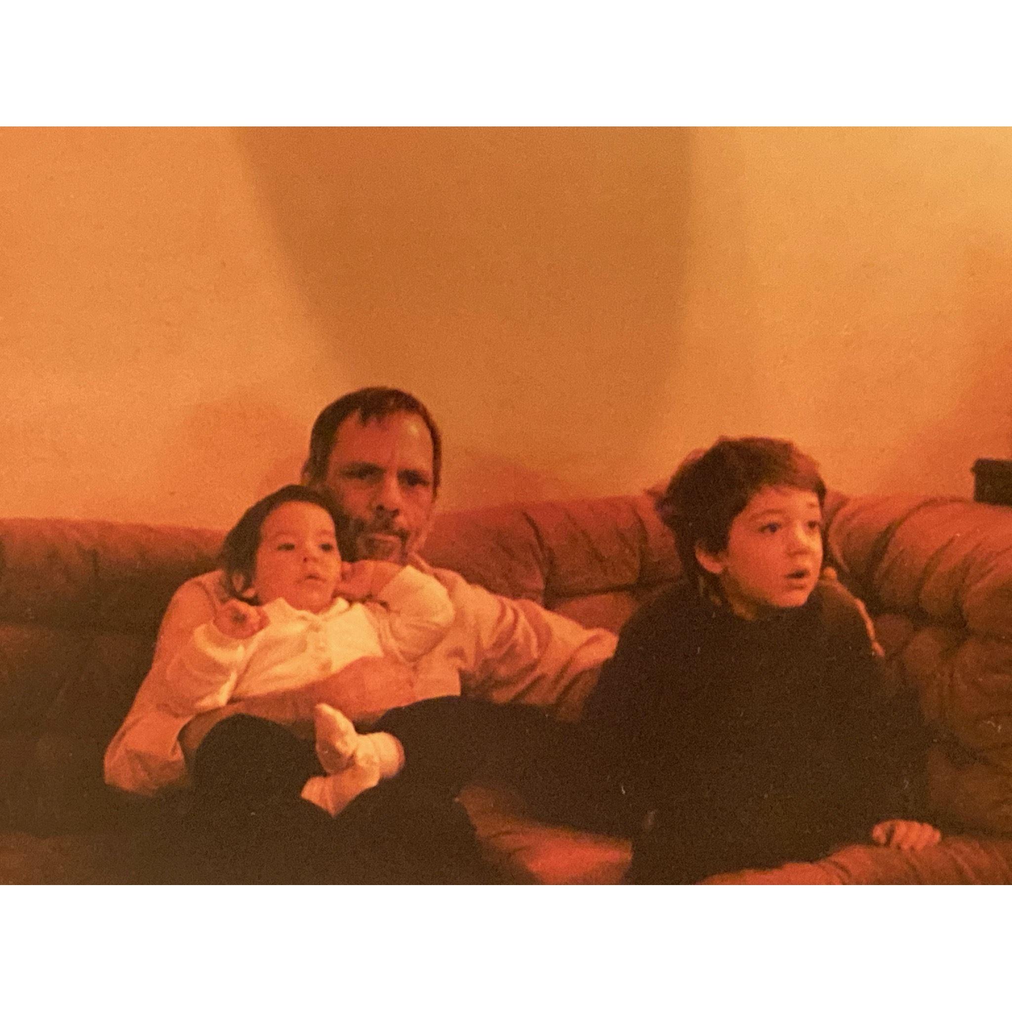 Sarah, Uncle Rick, and James