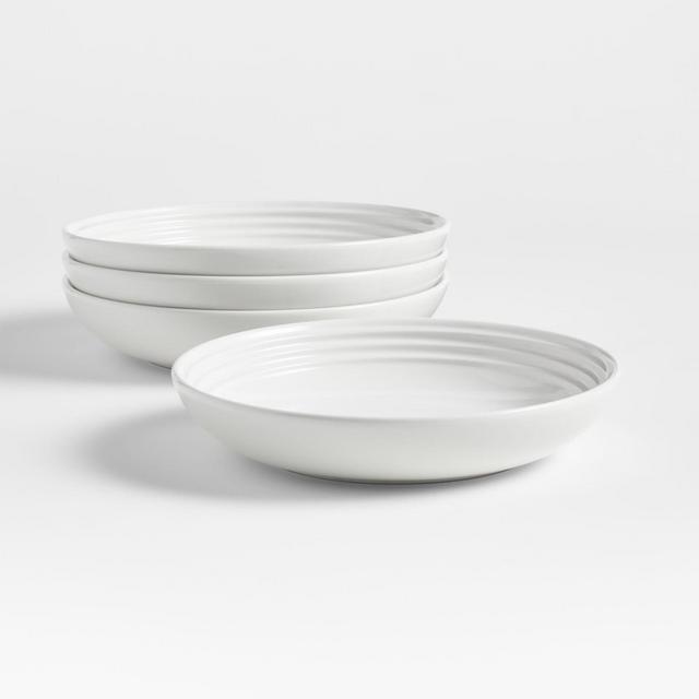 Le Creuset ® White Pasta Bowls, Set of 4