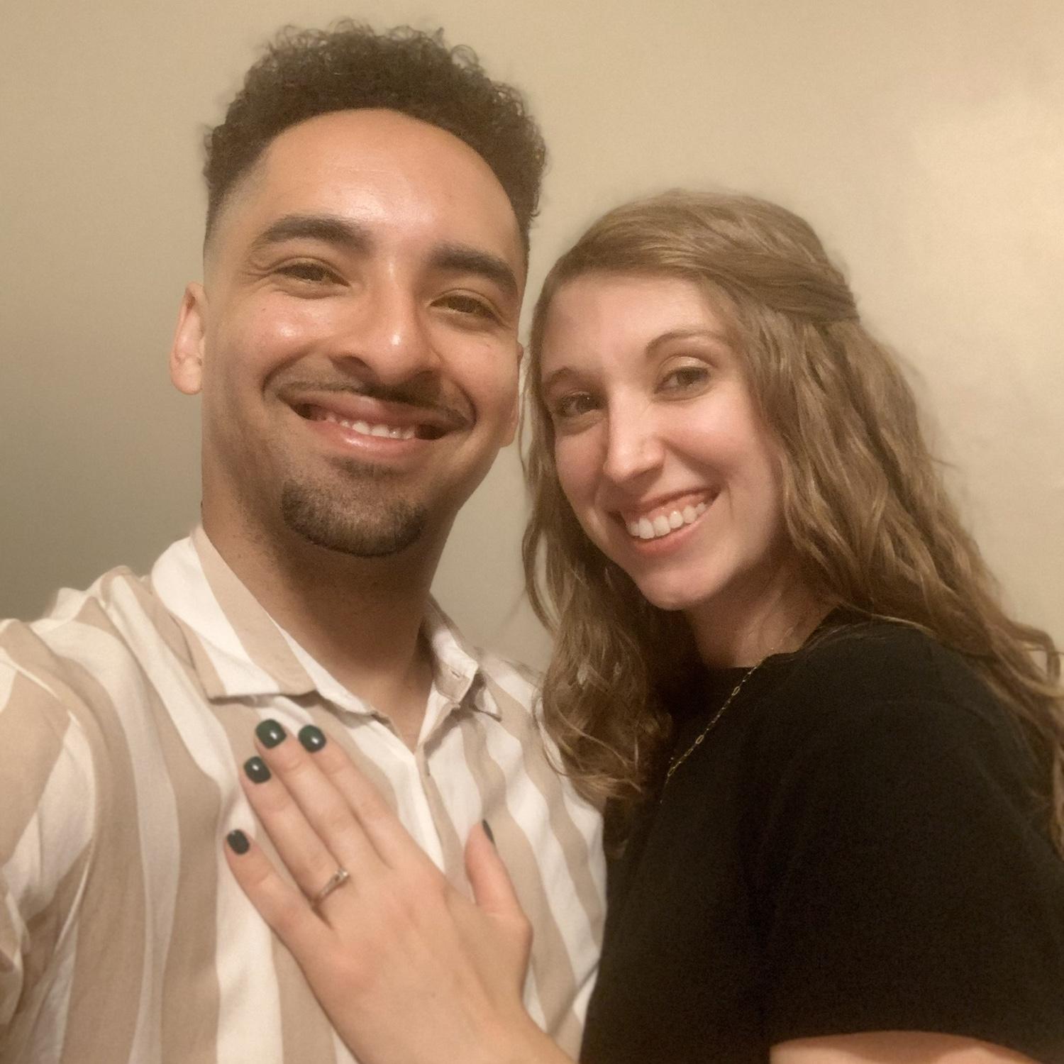 The day we got engaged!! May 17th, 2024.